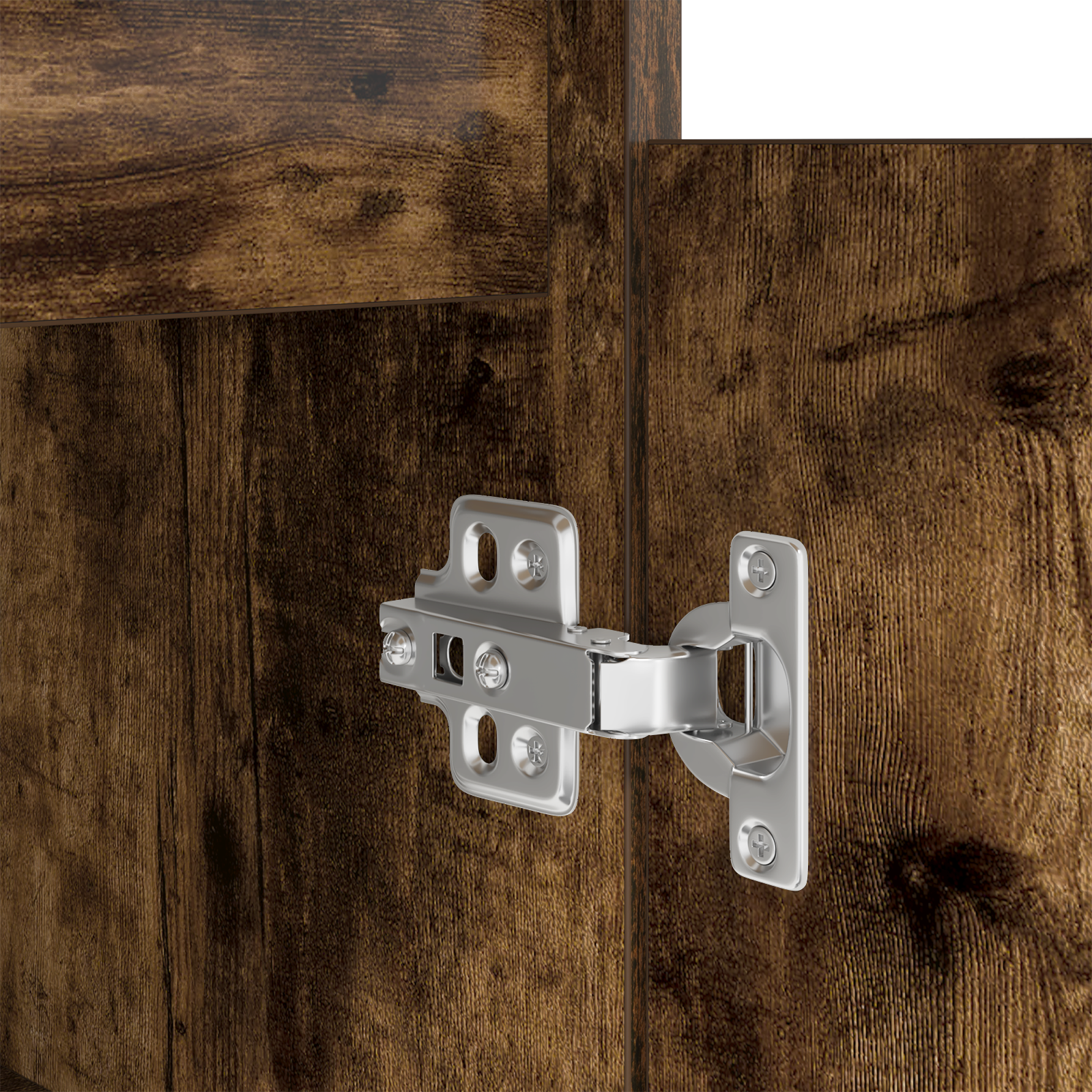 Desk Smoked Oak 140x49x76 cm Engineered Wood - Image 11