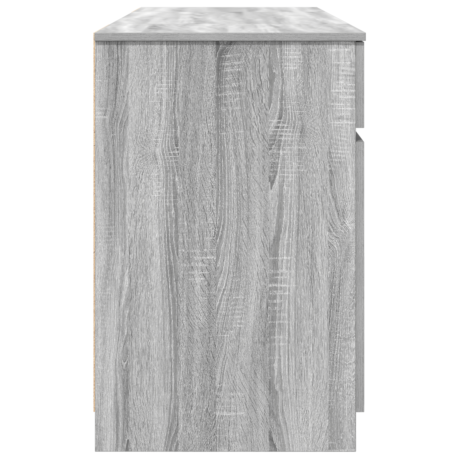 Desk Grey Sonoma 140x49x76 cm Engineered Wood - Image 8