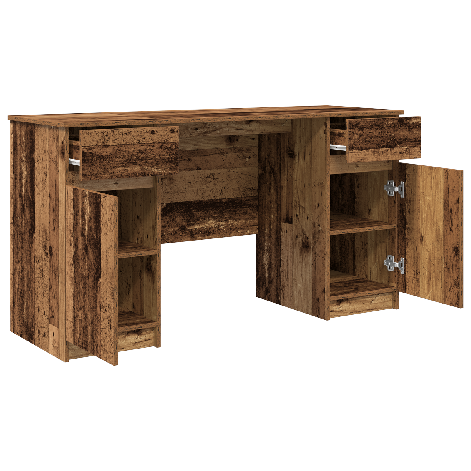 Desk Old Wood 140x49x76 cm Engineered Wood - Image 5