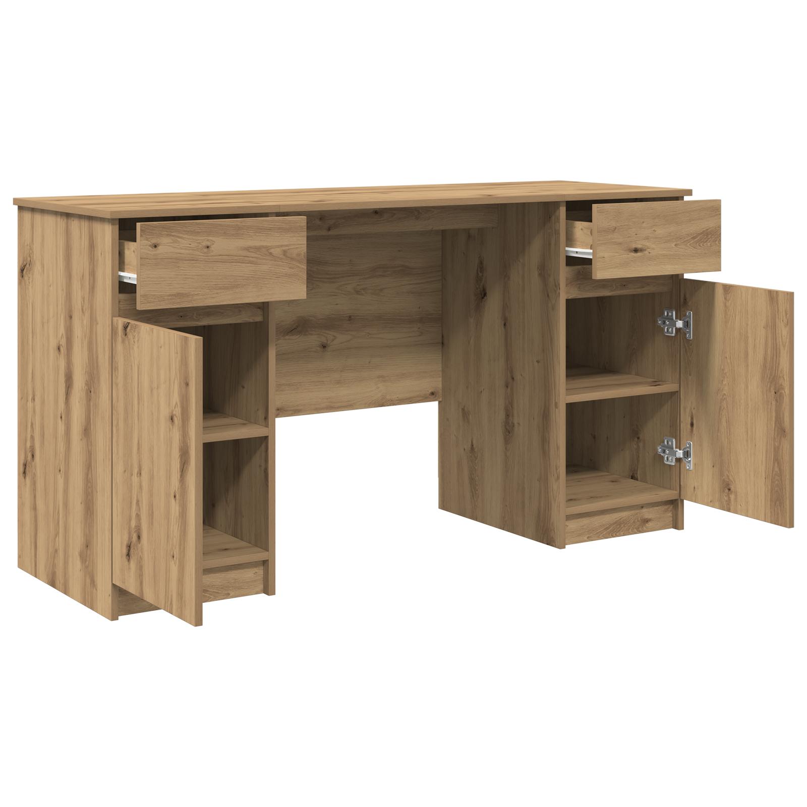 Desk Artisan Oak 140x49x76 cm Engineered Wood - Image 5