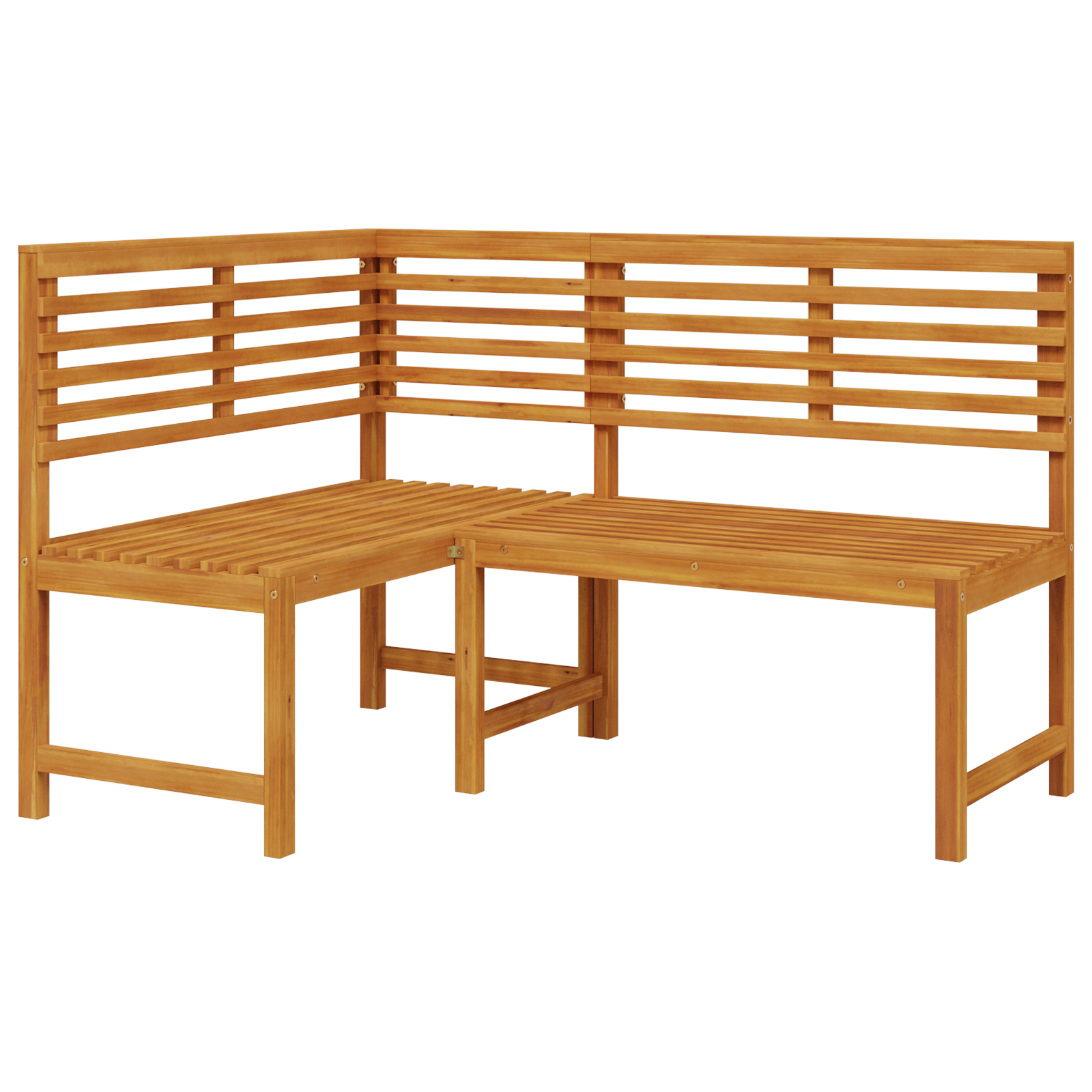 4-Piece Garden Dining Set - Made of Solid Acacia Wood - Image 6