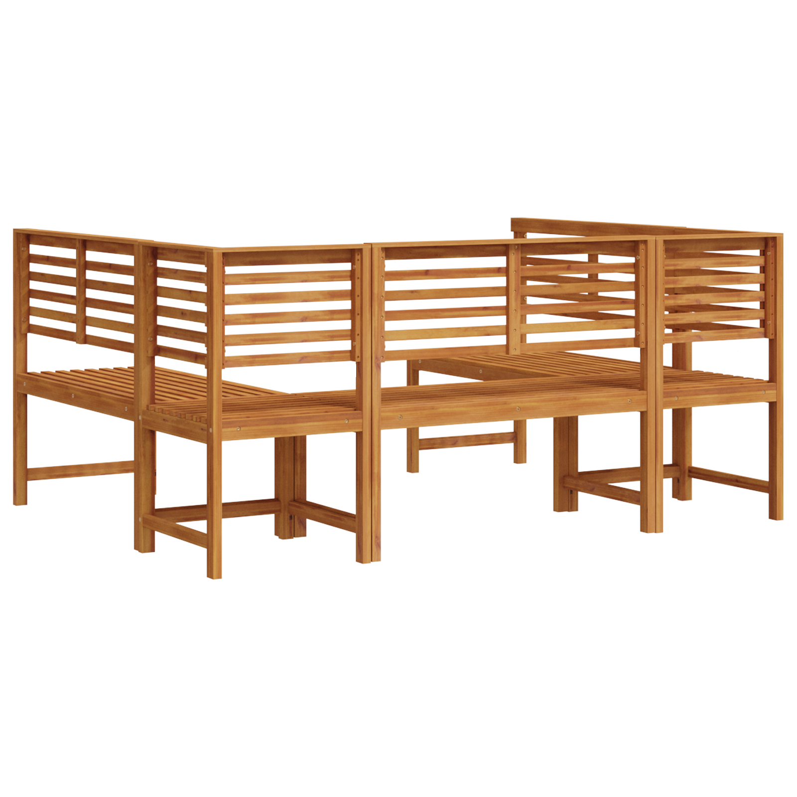 5-Piece Acacia Wood Garden Bench Set - Image 8