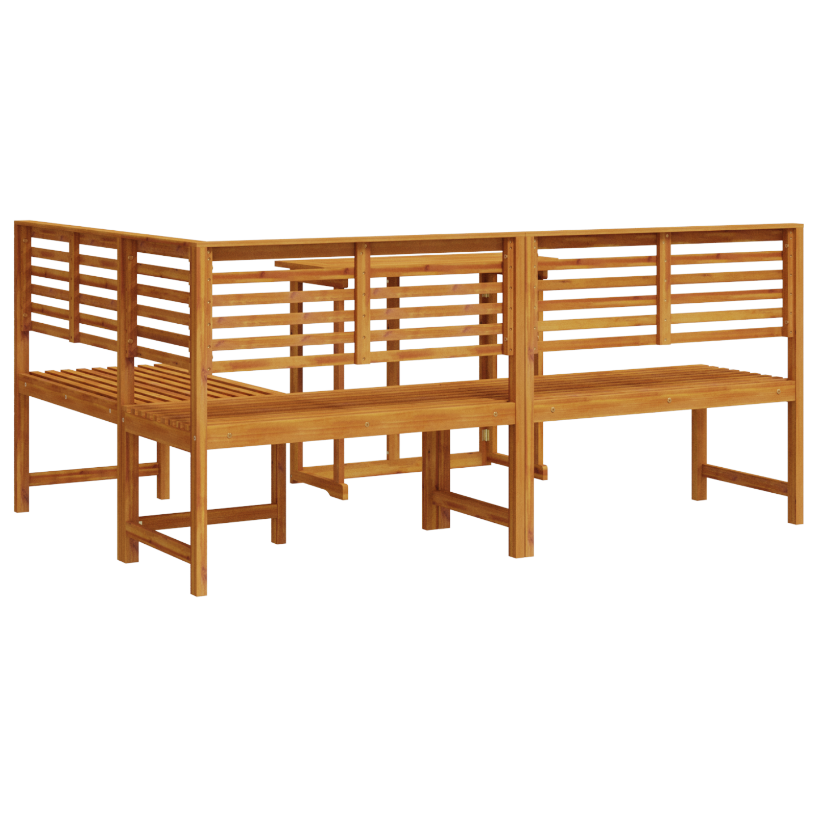 3-Piece Garden Bistro Set - Solid Acacia Wood - Image 10