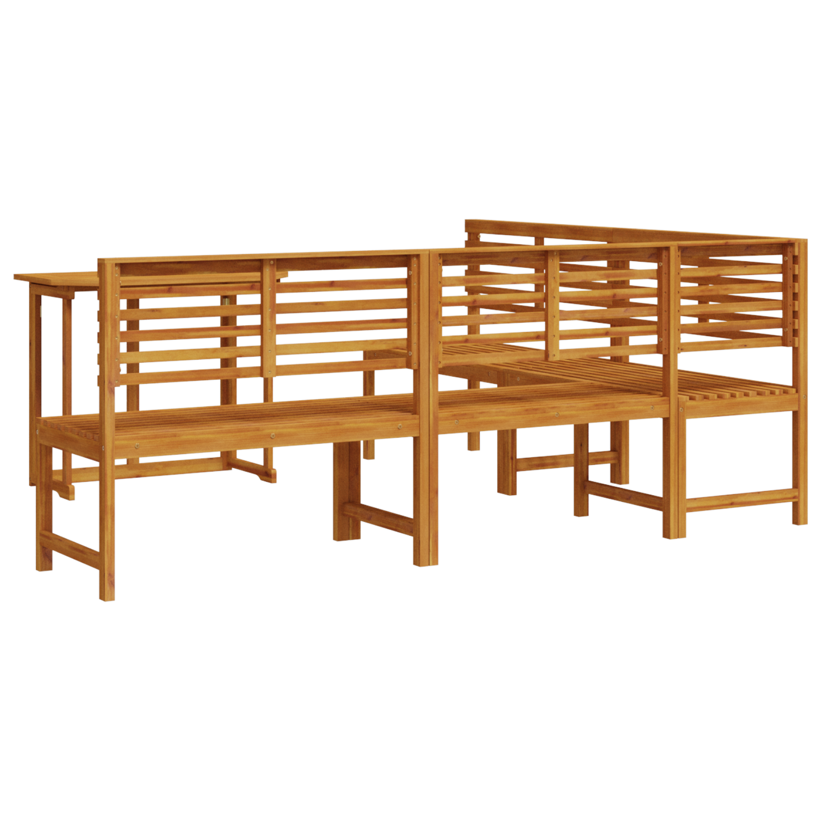 4-Piece Acacia Wood Garden Dining Set - Image 10