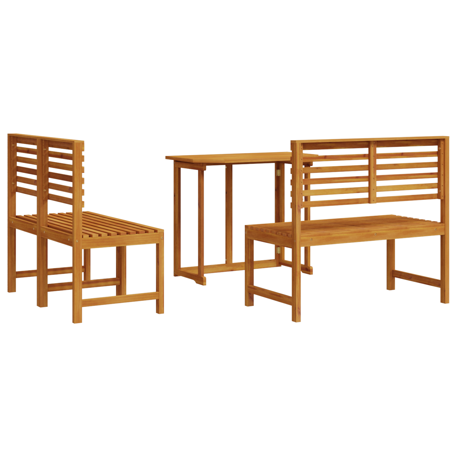 4 Piece Garden Dining Set in Solid Acacia Wood - Image 10