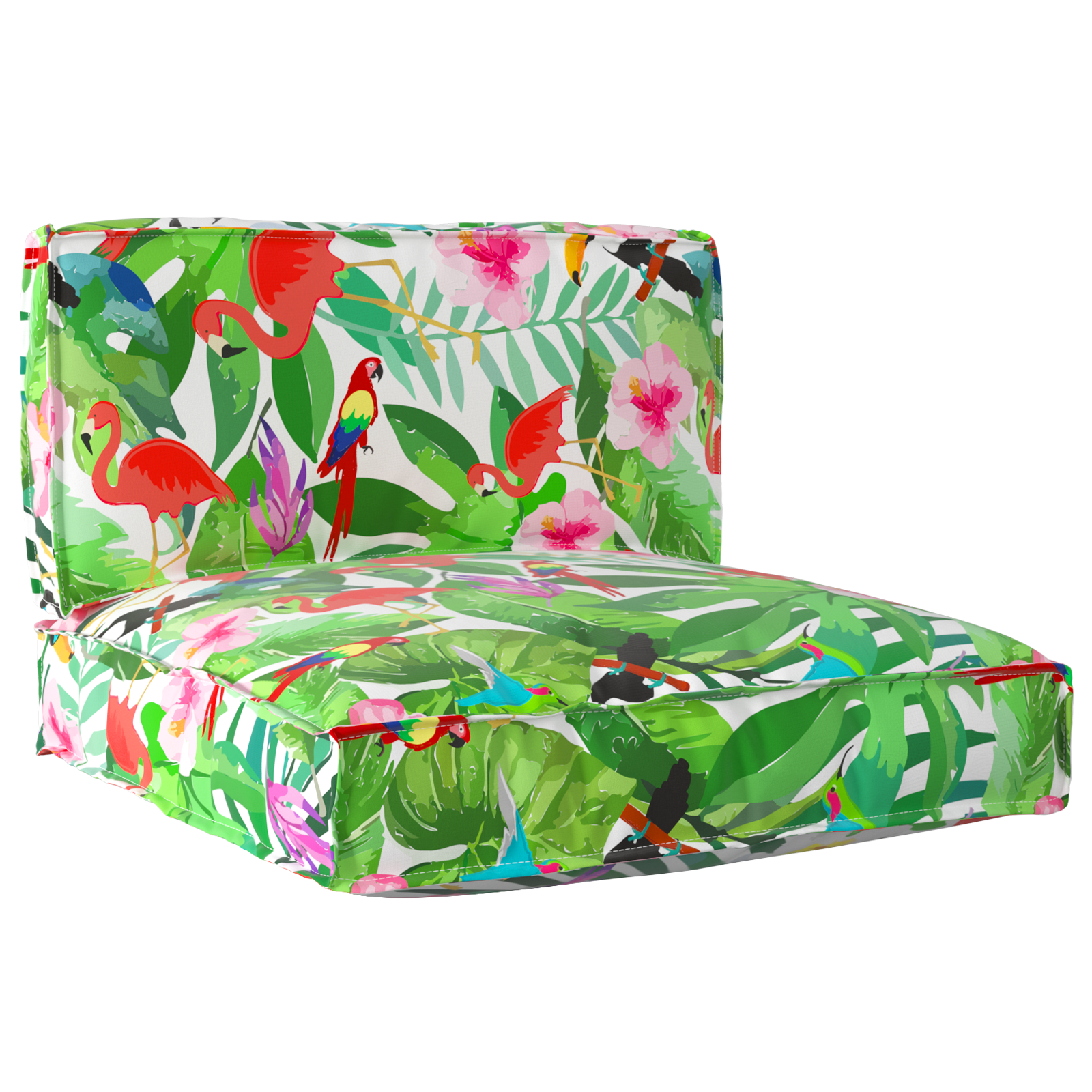 2-teilige Palettenkissen-Set Mehrfarbig Oxford-Stoff - Your Garden Eden