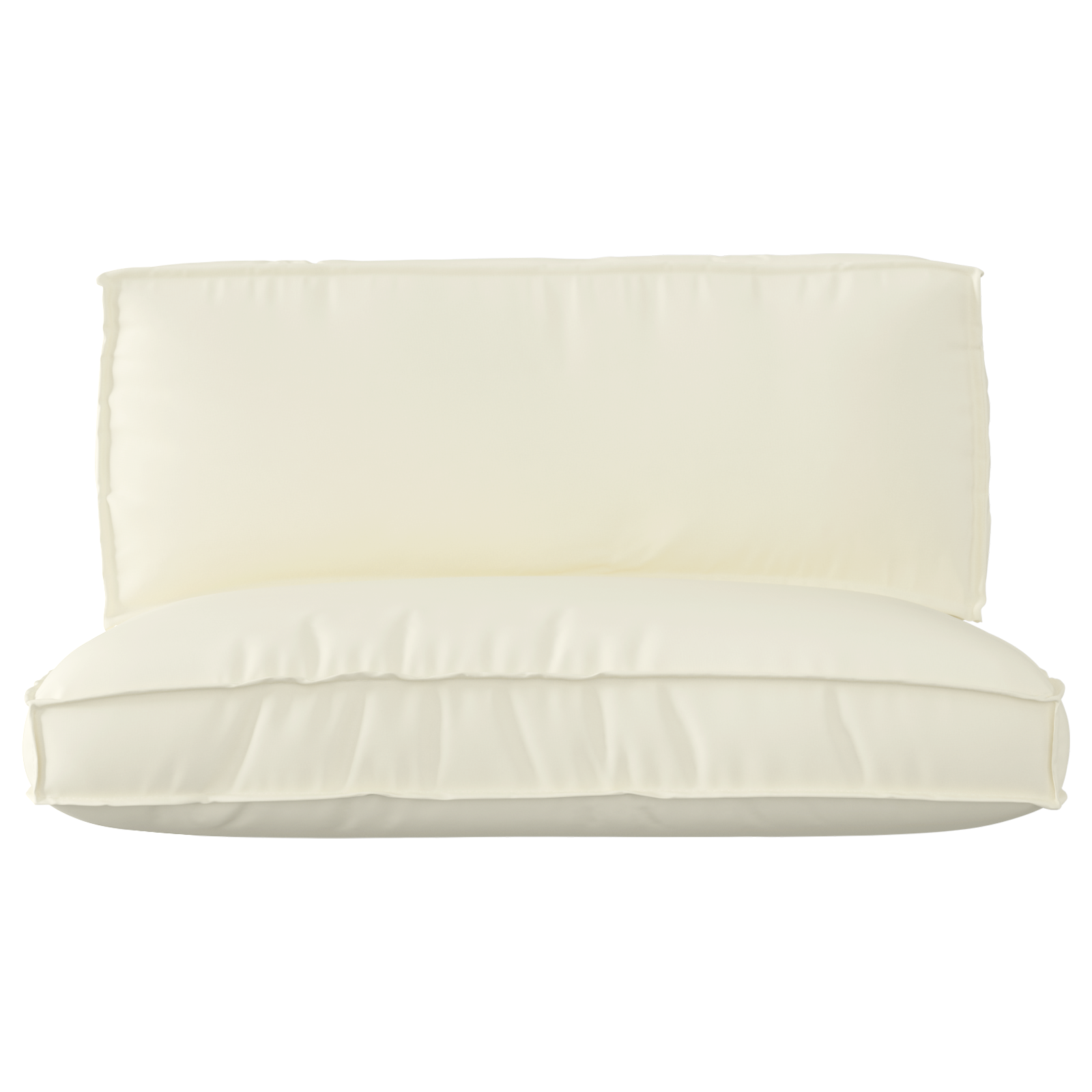 2-teiliges Palettenkissen-Set Creme Oxford-Stoff - Dekoration - Your Garden Eden
