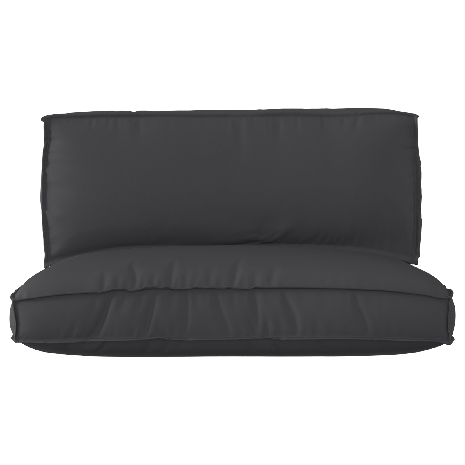 2-teiliges Palettencushion-Set Schwarz Oxford-Stoff - Dekoration - Your Garden Eden
