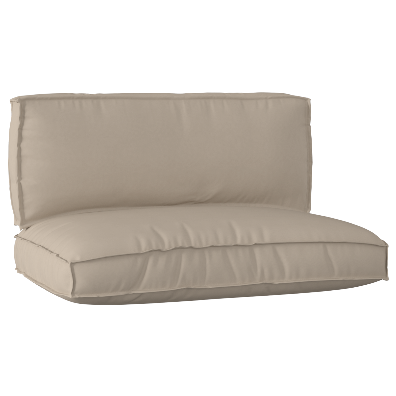 2-teiliges Palettenkissen-Set Taupe Oxford-Gewebe - Your Garden Eden