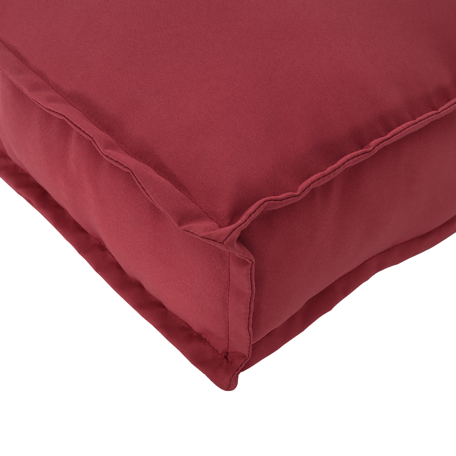 2 Piece Pallet Cushion Set Wine Red Oxford Fabric - Image 7