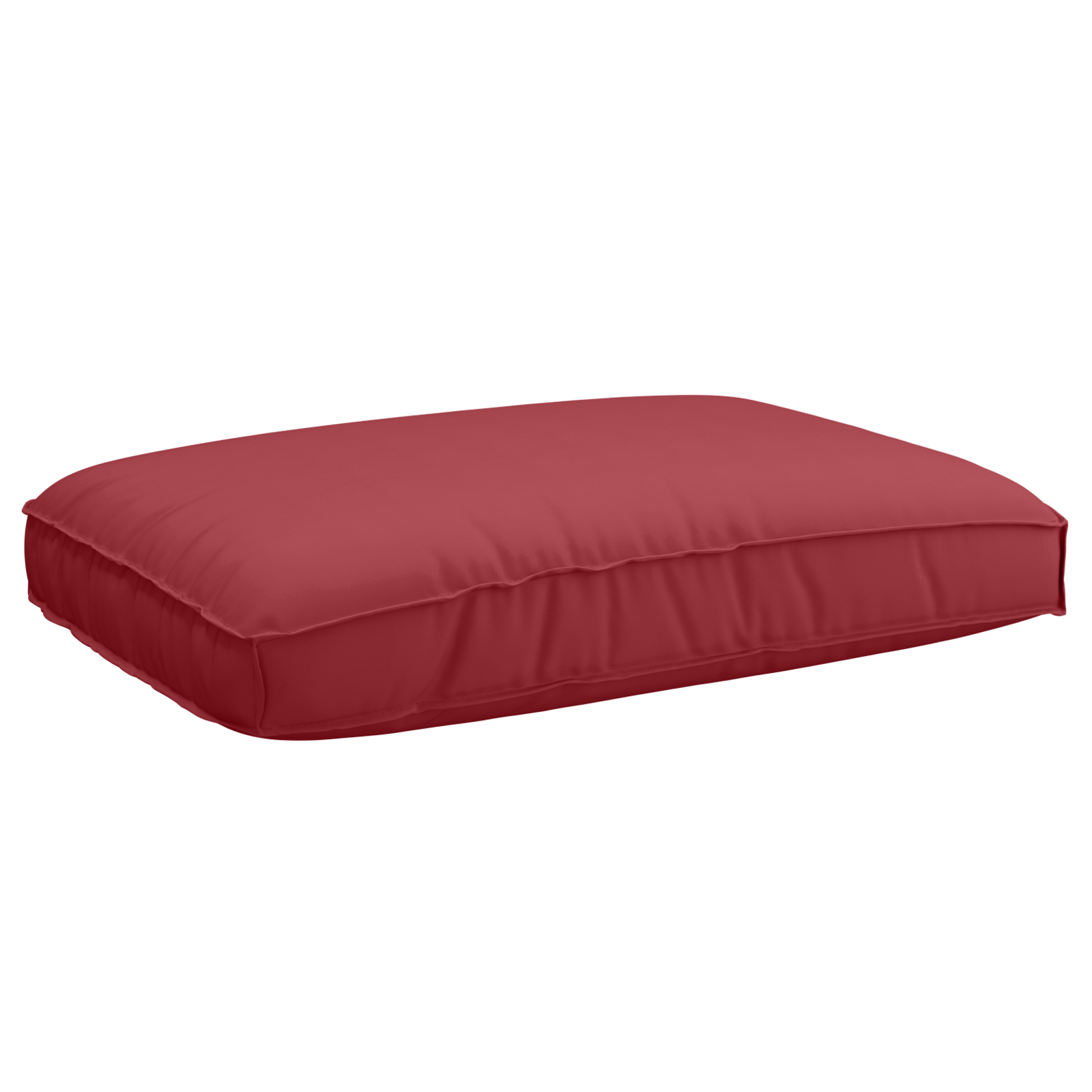2 Piece Pallet Cushion Set Wine Red Oxford Fabric - Image 3