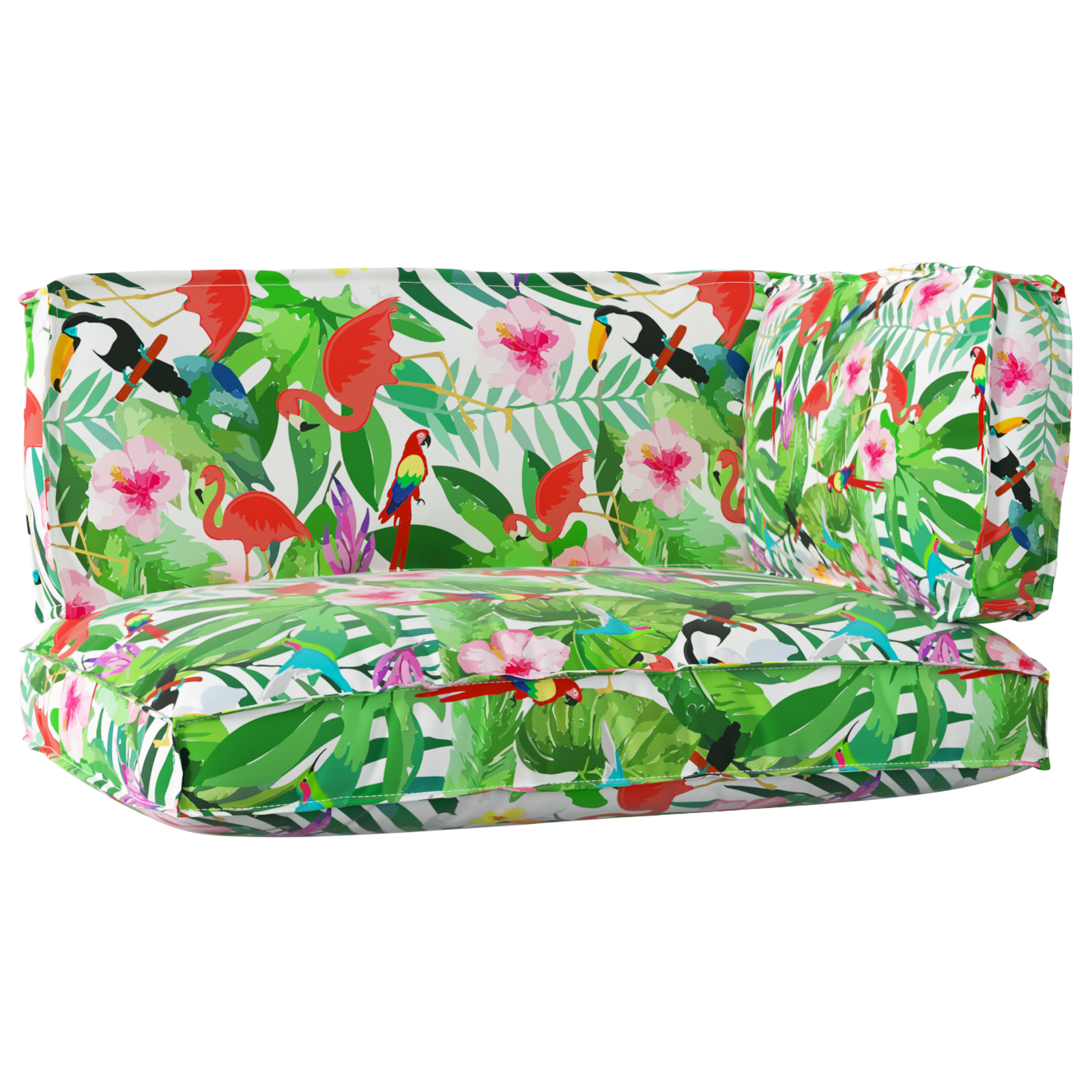 3-teiliges buntes Palettenkissen-Set - Your Garden Eden