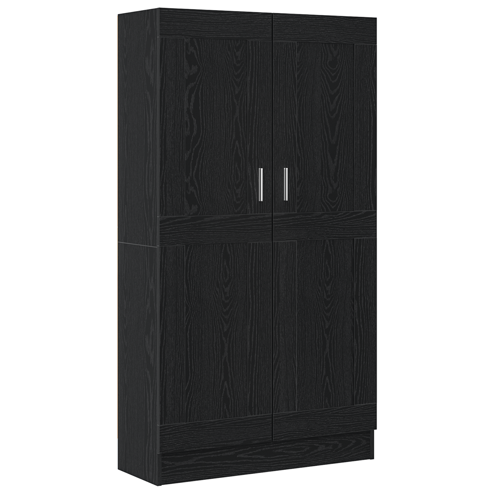 Black Oak Book Cabinets - Set of 2, 165x30.5x150 cm, Made of Engineered Wood - Image 2