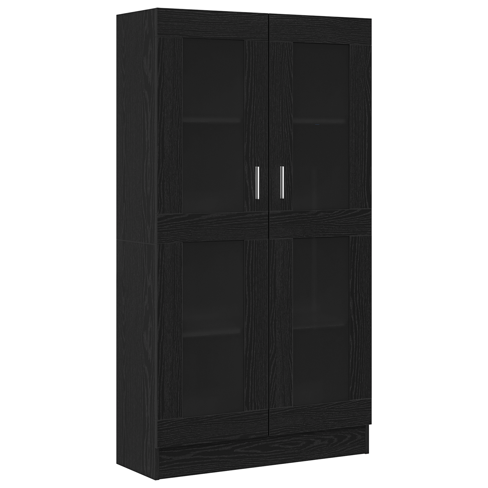 Book Cabinet Black oak Engineered wood 82.5 x 30.5 x 150 cm - Image 2