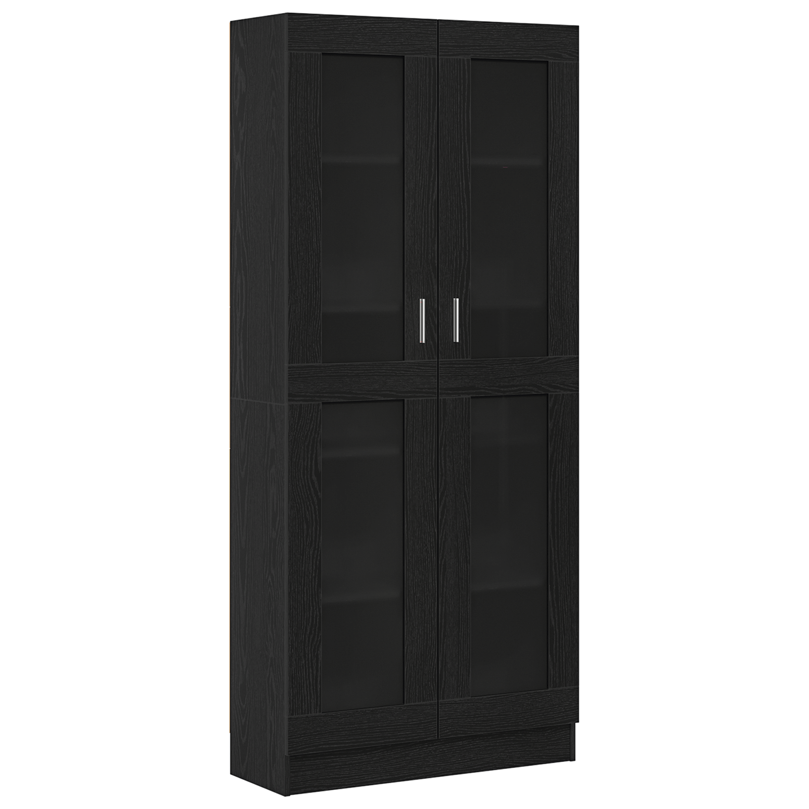 Book Cabinets - 2 Pack - Black Oak - 82.5 x 30.5 x 185 cm - Engineered Wood - Image 2