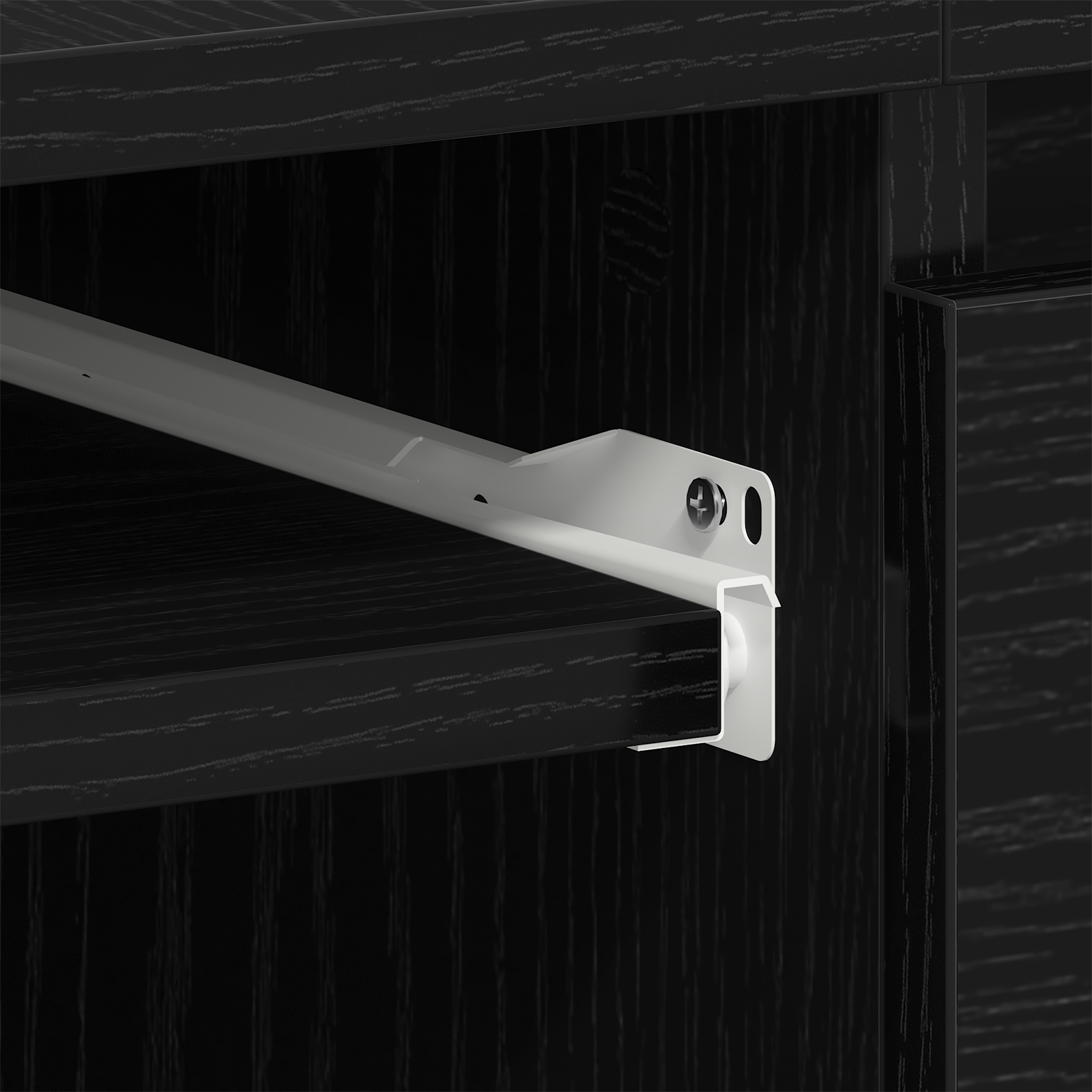 Desks 2 pcs Black Oak 140x50x76 cm Engineered Wood - Image 10