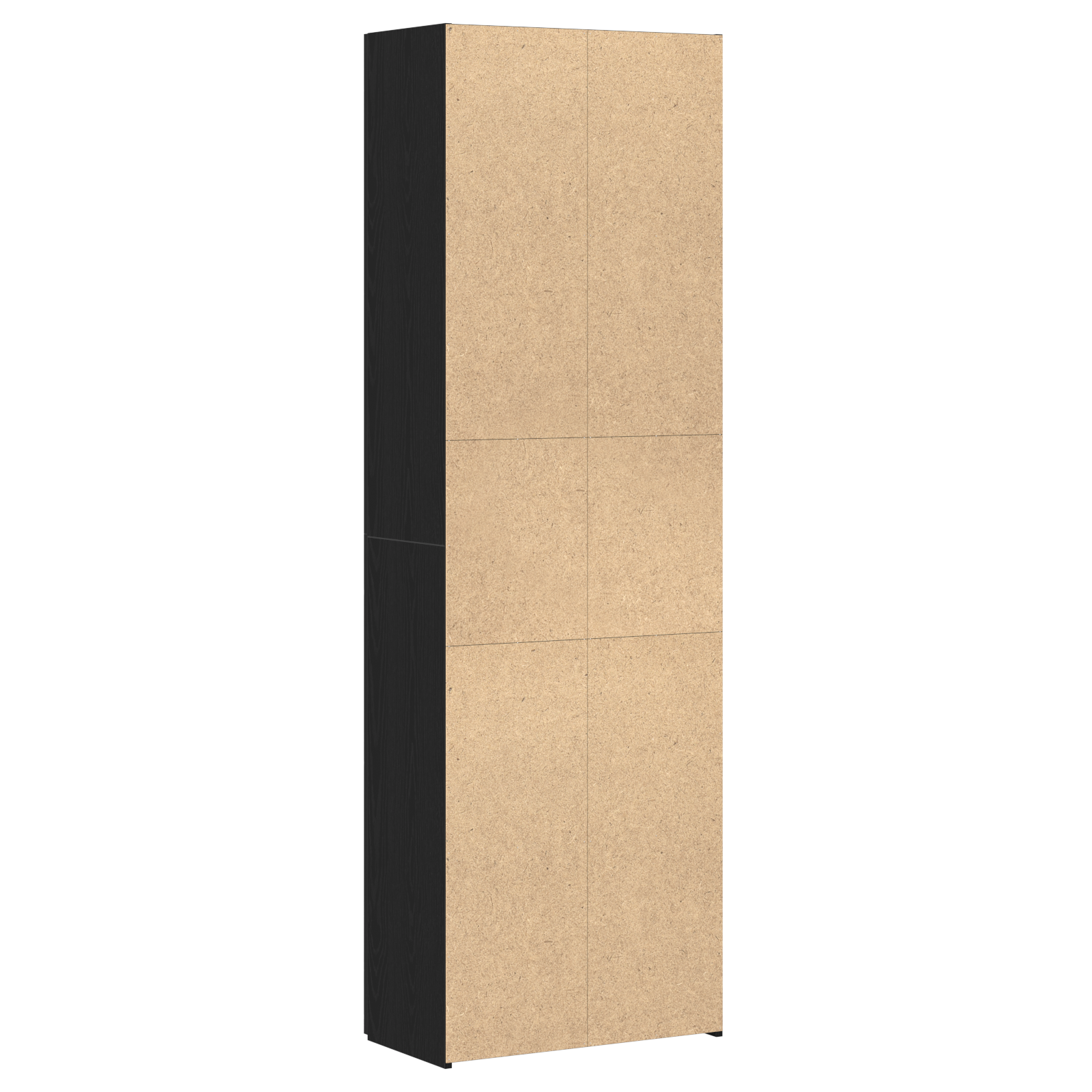 Black Oak Office Cabinet 60x32x190 cm Made from Engineered Wood - Image 6