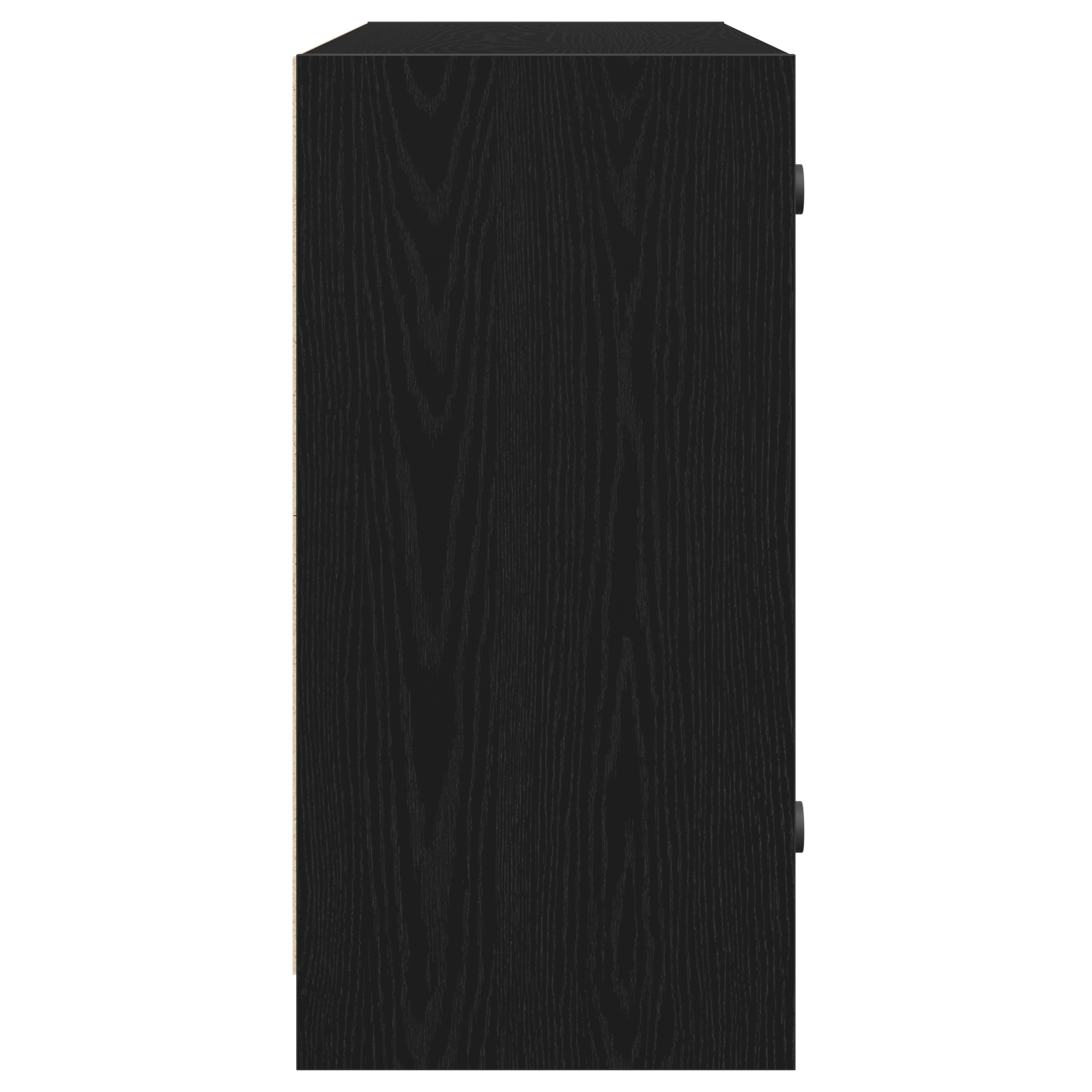 Sideboard Black Oak 102x37x75,5 cm Engineered Wood - Image 8