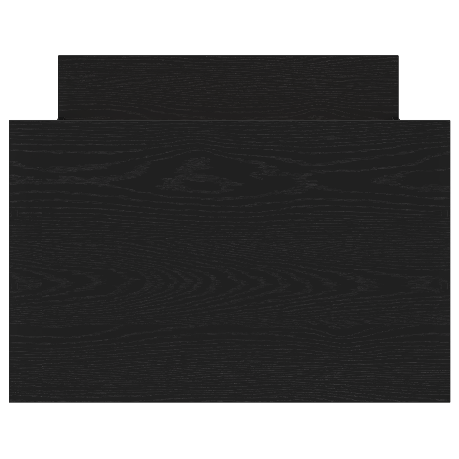 Bed Frame without Mattress Black Oak 75x190 cm Engineered Wood - Image 7