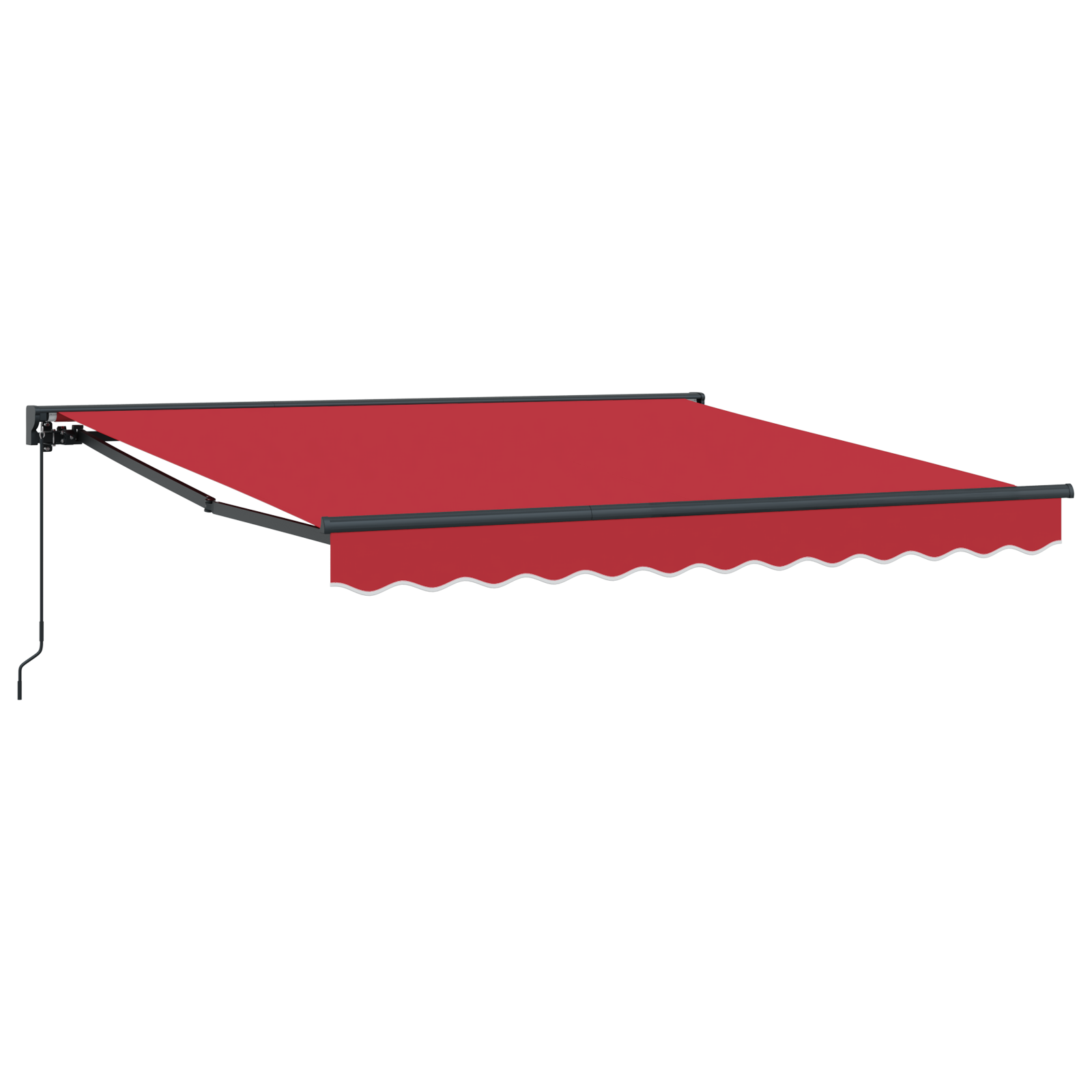 Thumbnail - vidaXL Einziehbare Markise Rot 300x250 cm Polyester