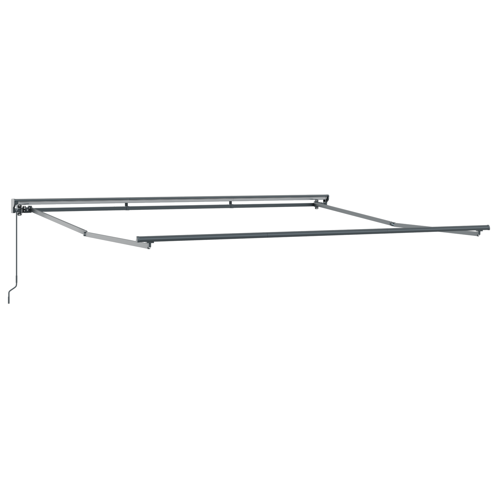 Rankinė ištraukiama pavėsinė ruda 400x300 cm - Image 5