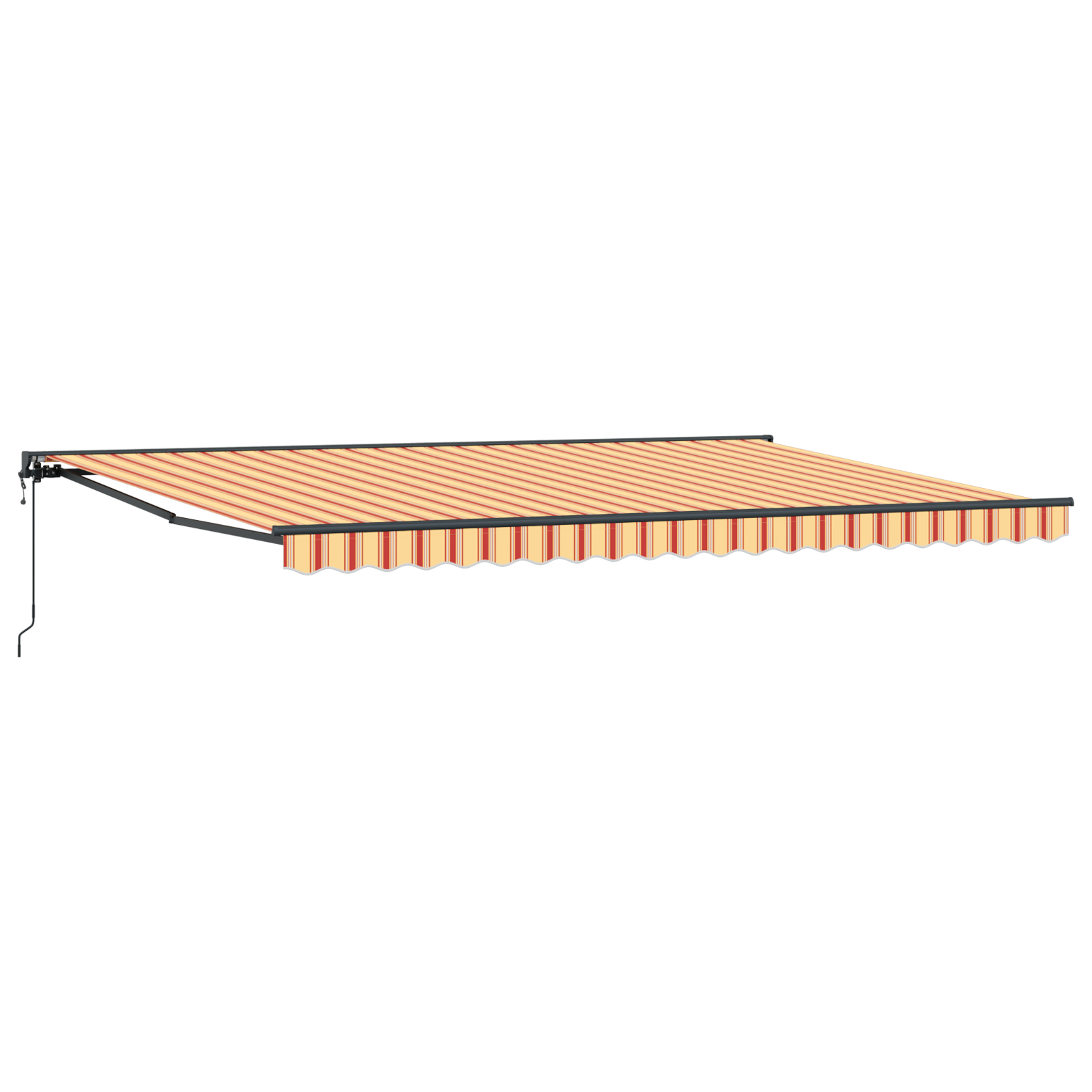 Zijde Frame Multikleur 500 × 300 cm Polyester met PU-coating
