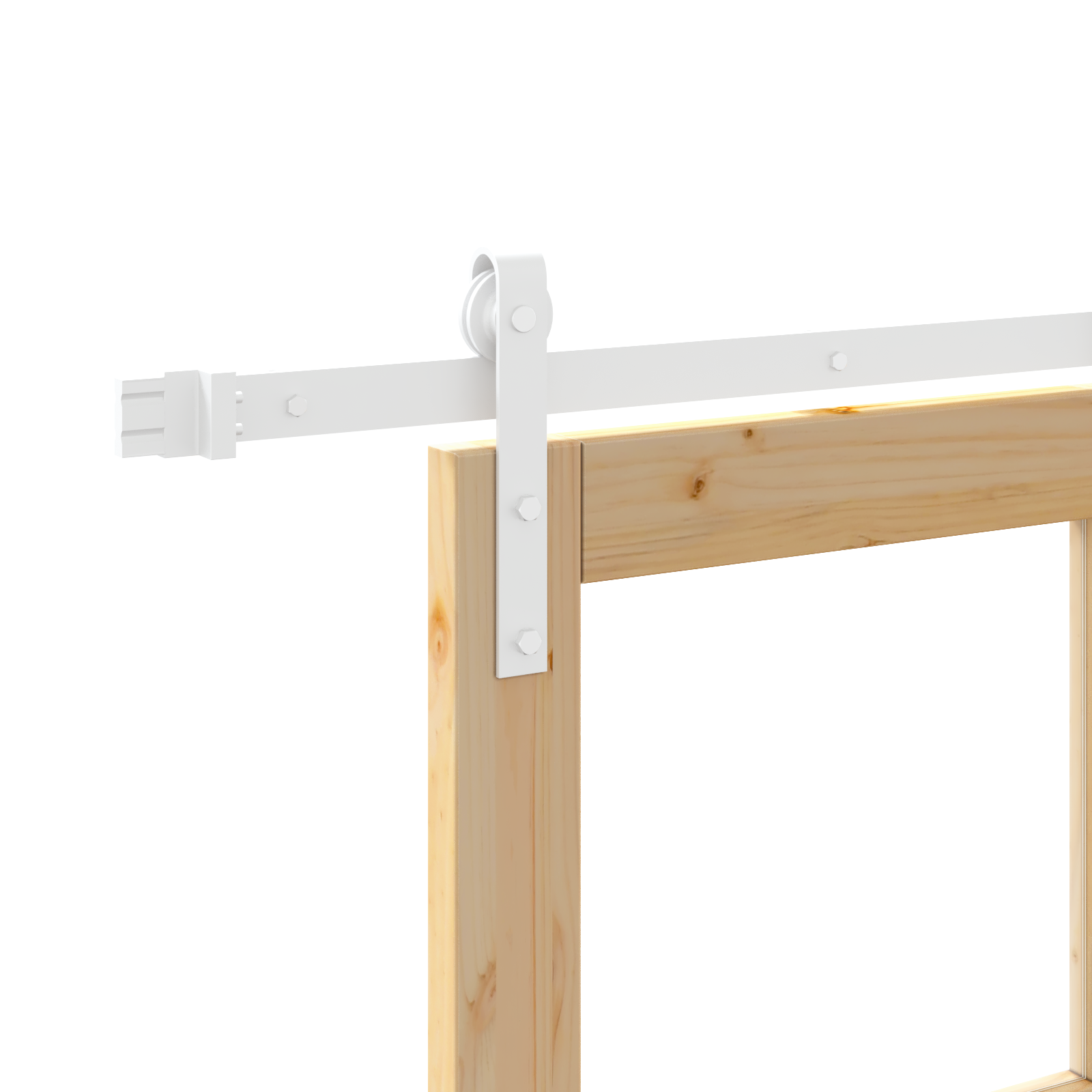 Sliding Door with Hardware Set "ORKDAL" Solid Wood&Glass - Image 10