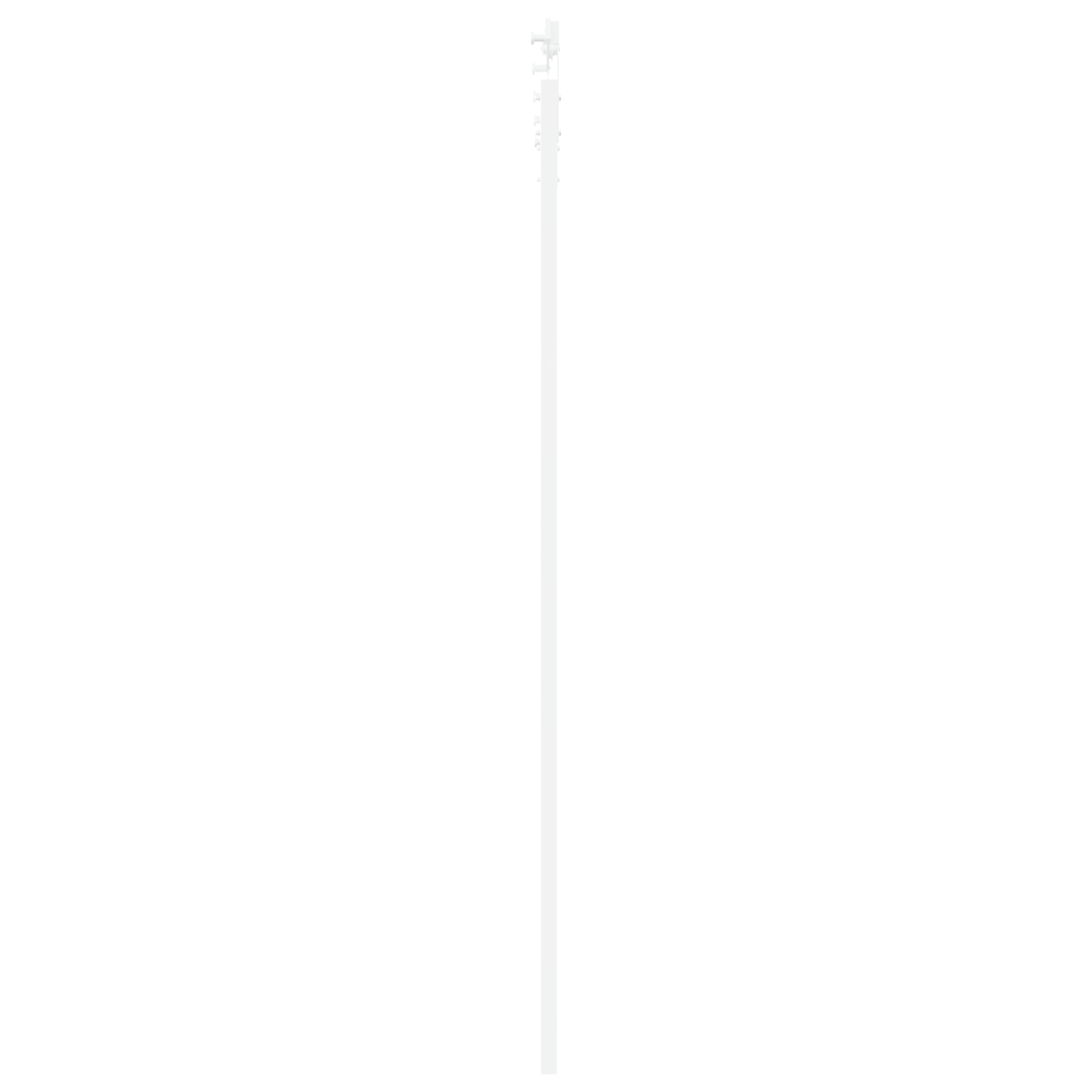 Sliding Door with Hardware Set 'ORKDAL'White Solid Wood & Glass - Image 5
