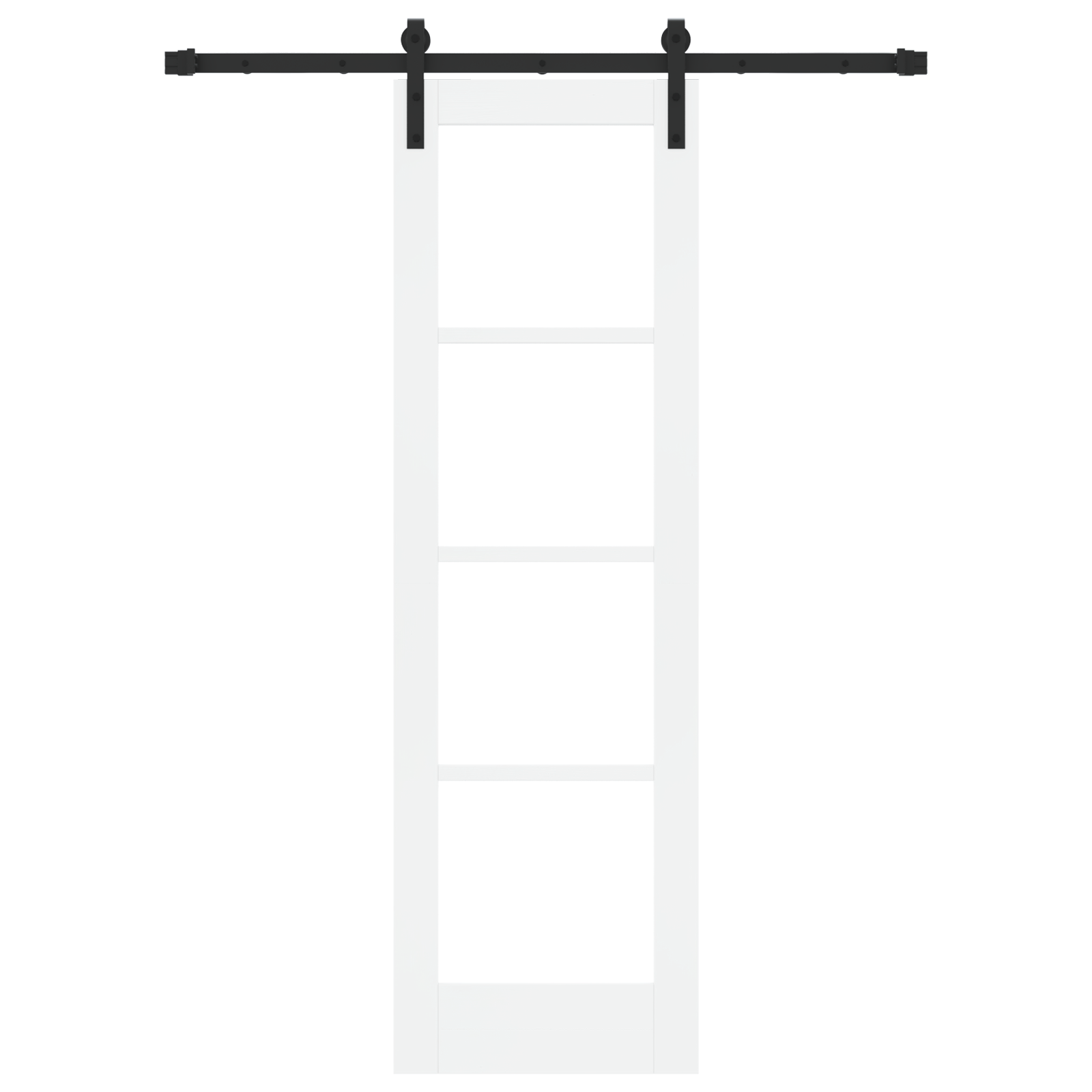 Sliding Door with Hardware Set 'ORKDAL'White 61x198.5 cm - Image 4