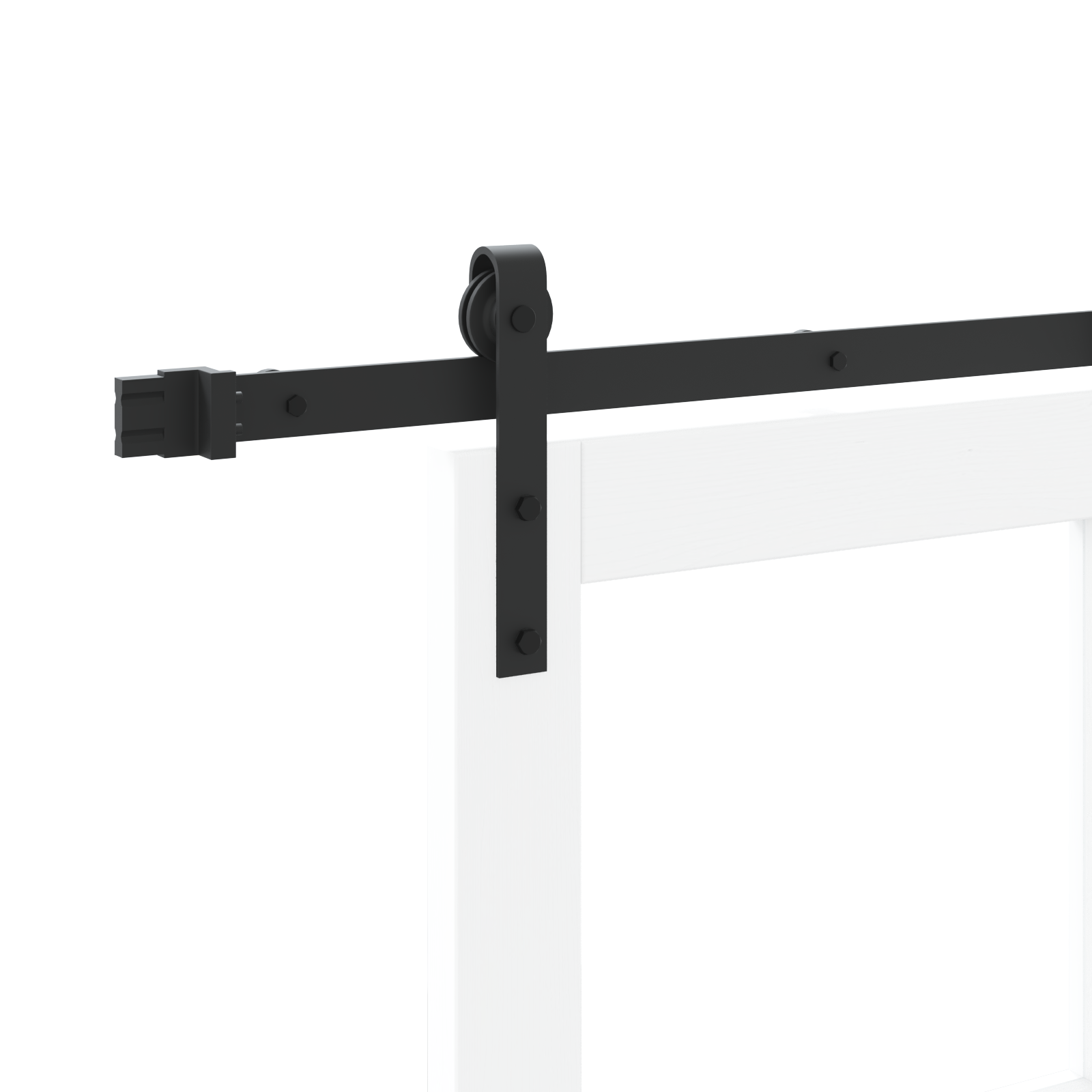 Sliding Door with Hardware Set 'ORKDAL'White 78x202 cm - Image 10