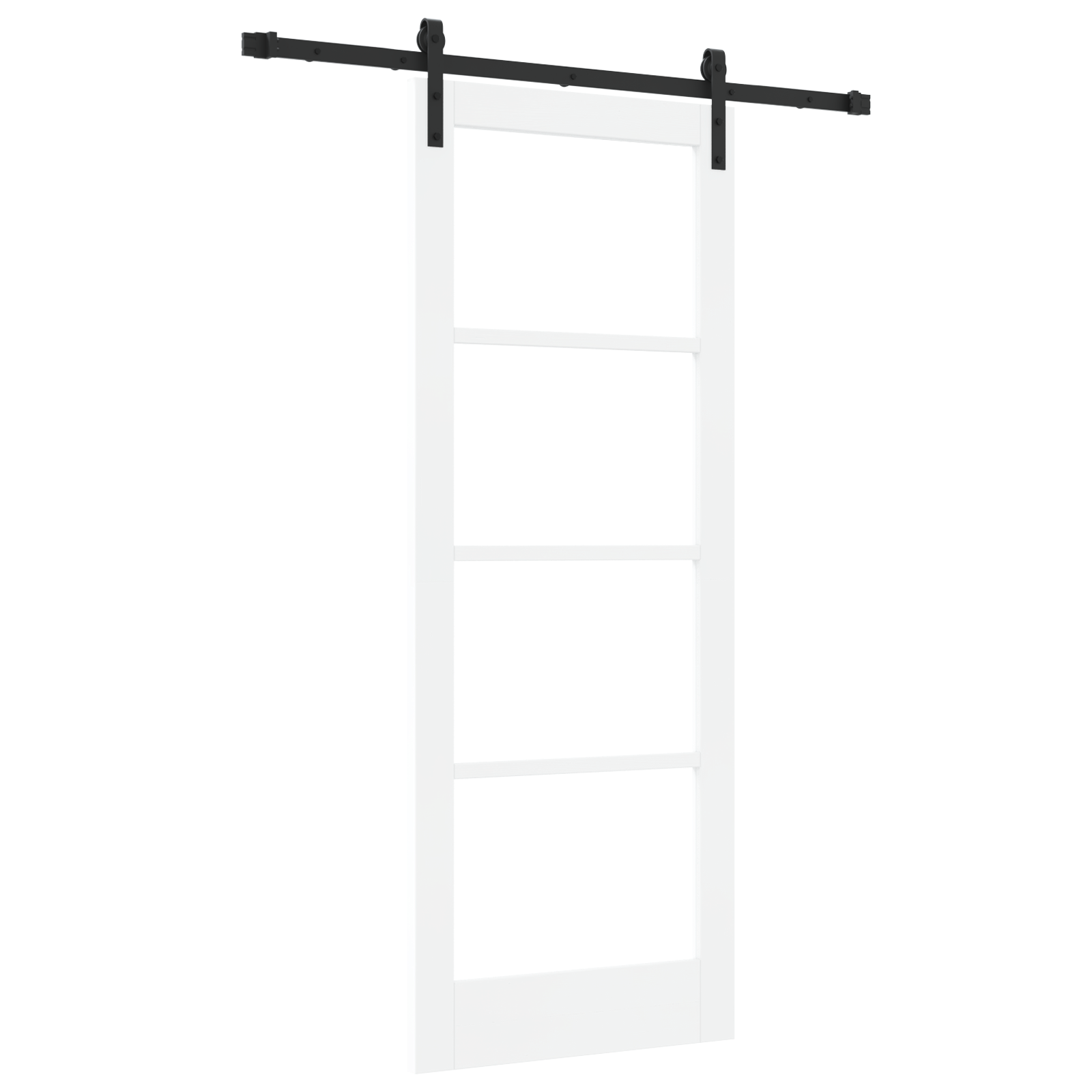 Sliding Door with Hardware Set 'ORKDAL'White 78x202 cm - Image 2