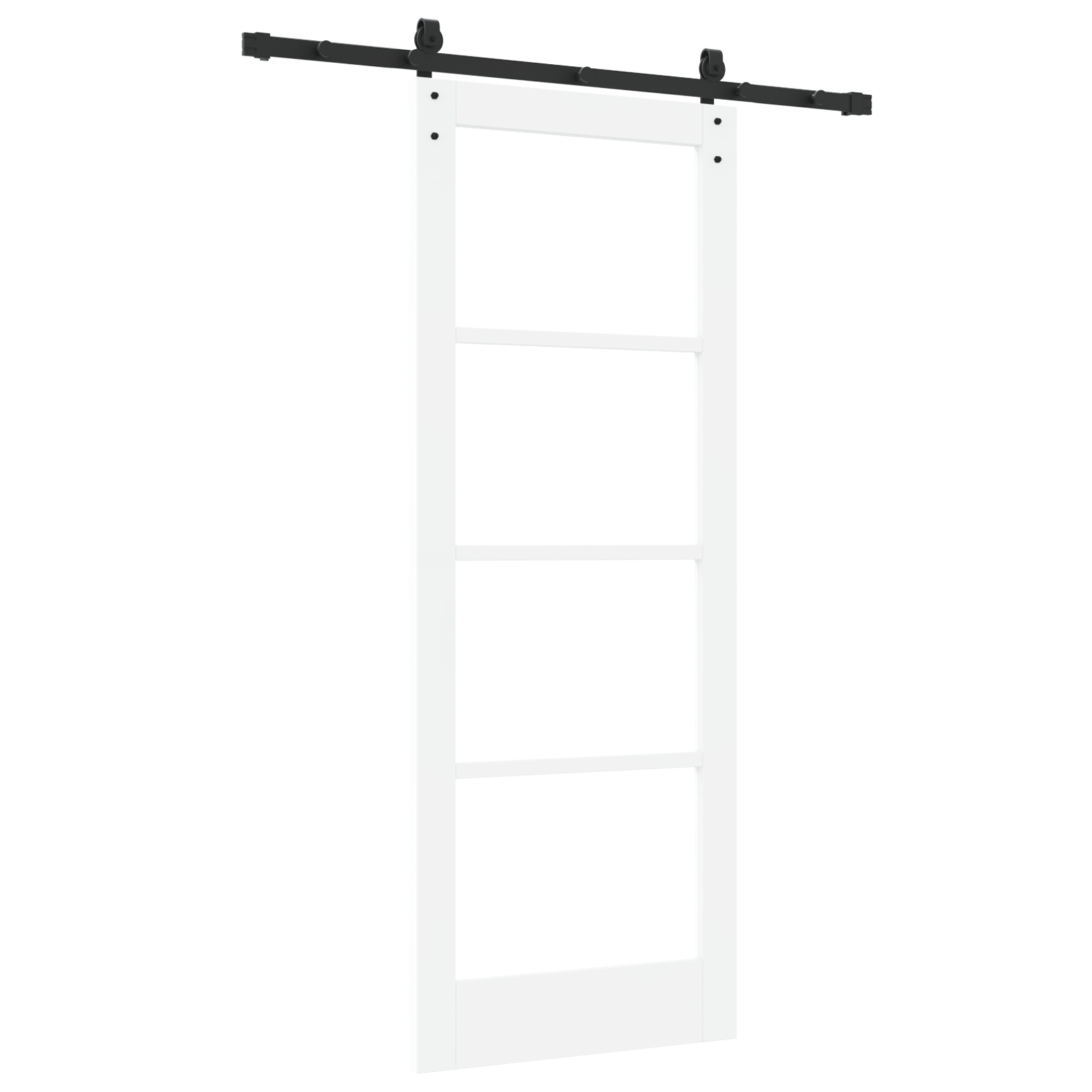 Sliding Door with Hardware Set 'ORKDAL'White 78x202 cm - Image 6