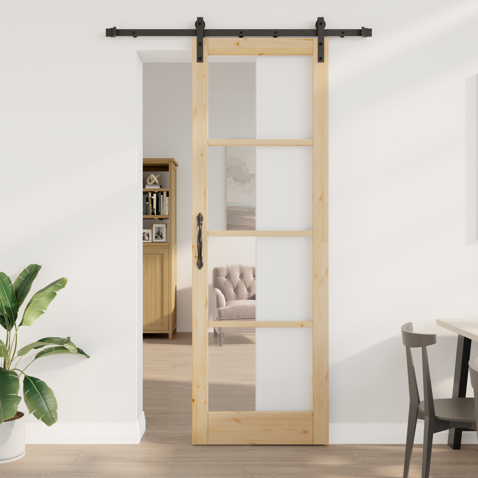 Sliding Door with Hardware Set 'ORKDAL'78x232 cm