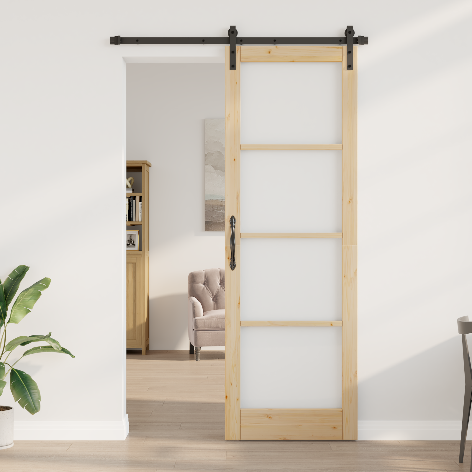 Sliding Door with Hardware Set 'ORKDAL'78x232 cm - Image 3