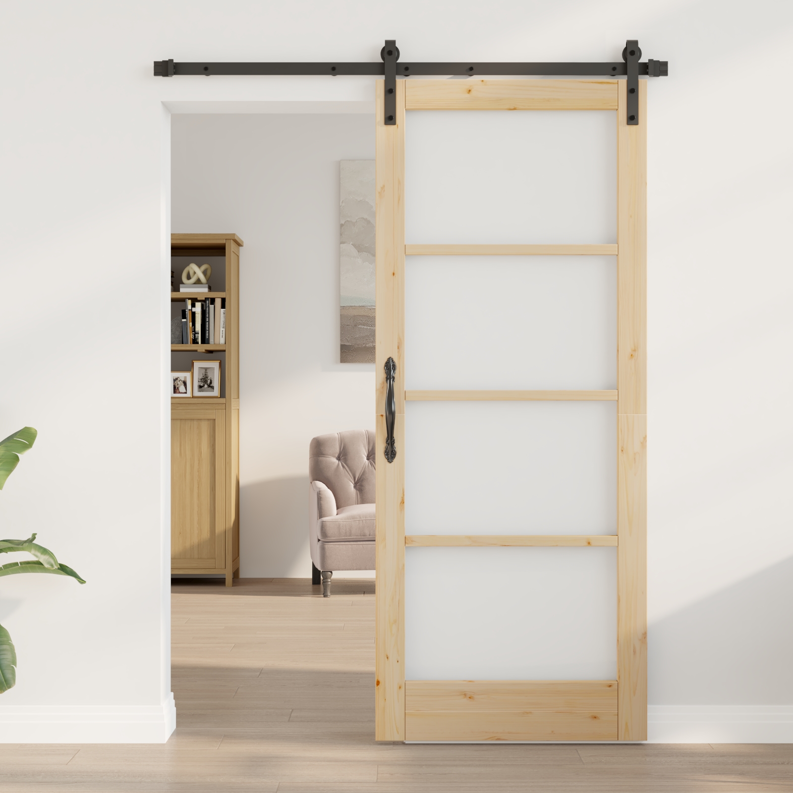 Sliding Door with Hardware Set 'ORKDAL'83x202 cm - Image 3