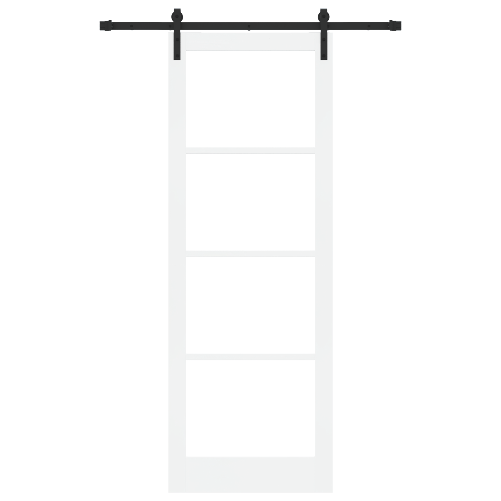 Sliding Door with Hardware Set 'ORKDAL'White 83x232 cm - Image 4