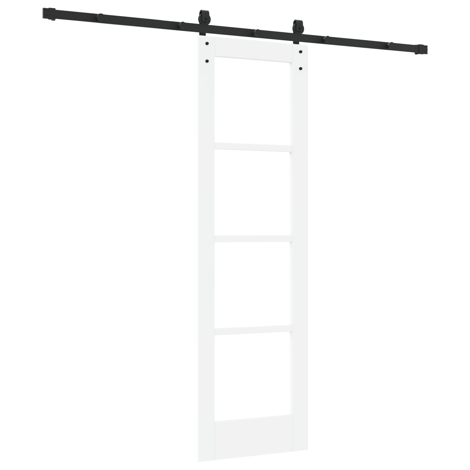 Sliding Door with Hardware Set 'ORKDAL'White 61x198.5 cm - Image 6