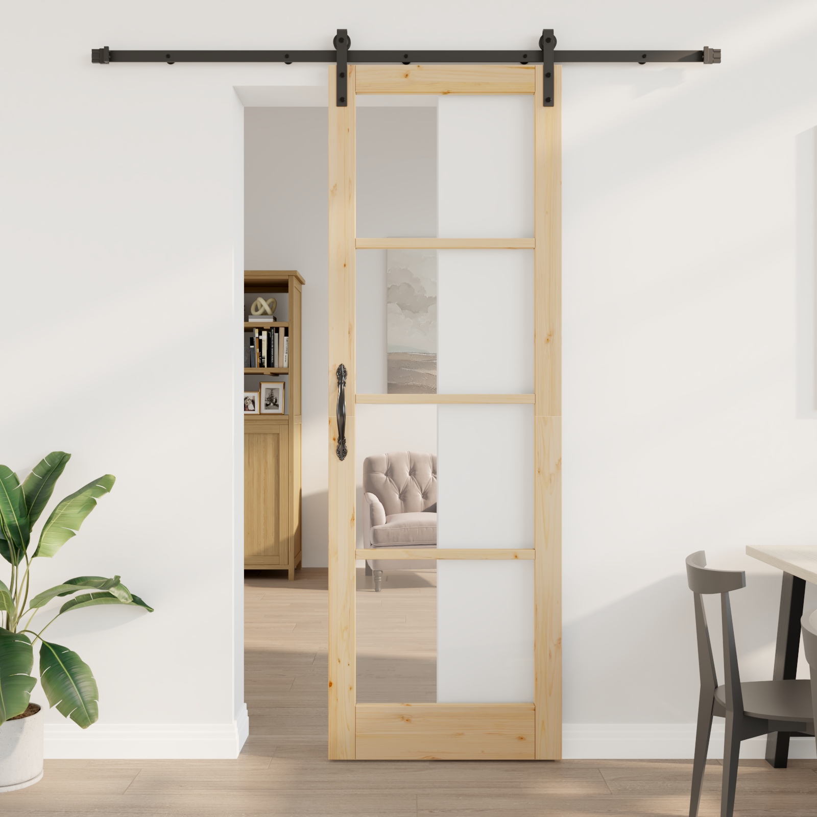 Sliding Door with Hardware Set 'ORKDAL'78x232 cm
