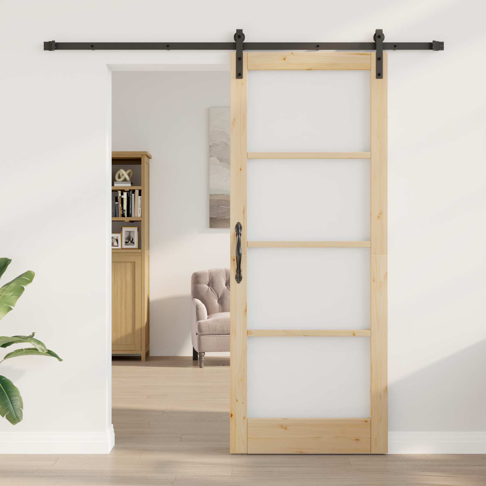 Sliding Door with Hardware Set 'ORKDAL'83x211 cm - Image 3