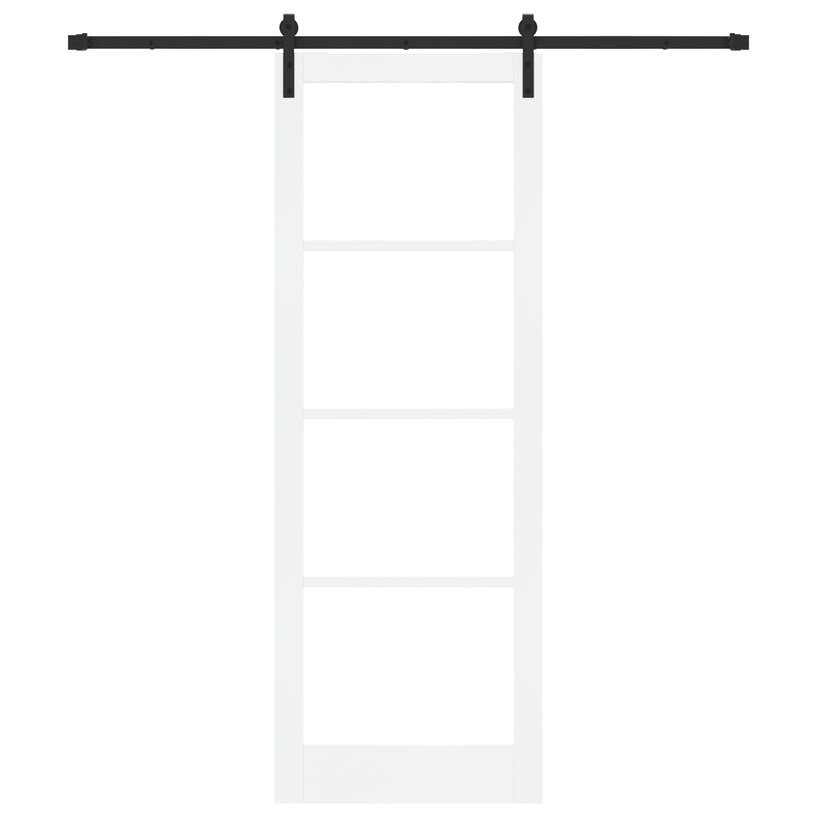 Sliding Door with Hardware Set 'ORKDAL'White 83x232 cm - Image 4