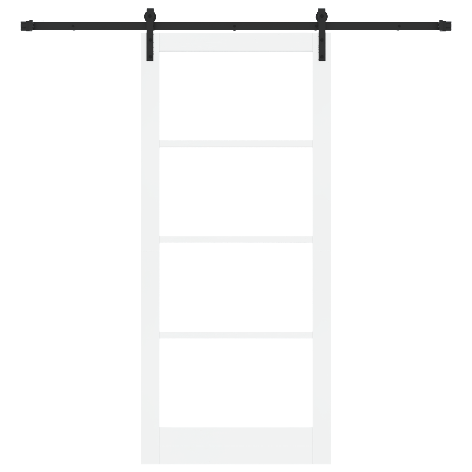 Sliding Door with Hardware Set 'ORKDAL'White 93x211 cm - Image 4