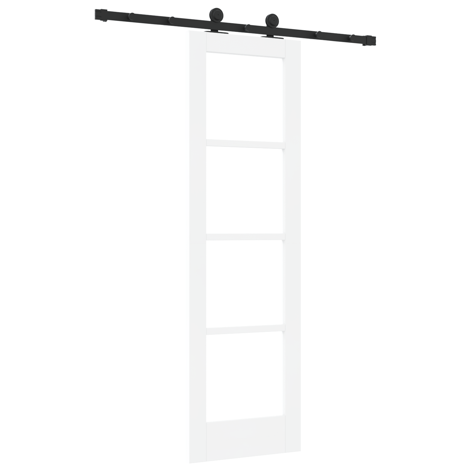 Sliding Door with Hardware Set "ORKDAL" White 61x198.5 cm - Image 6