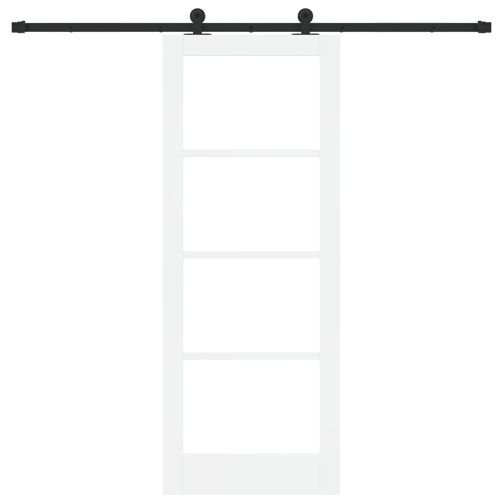 Sliding Door with Hardware Set 'ORKDAL'White 78x202 cm - Image 4