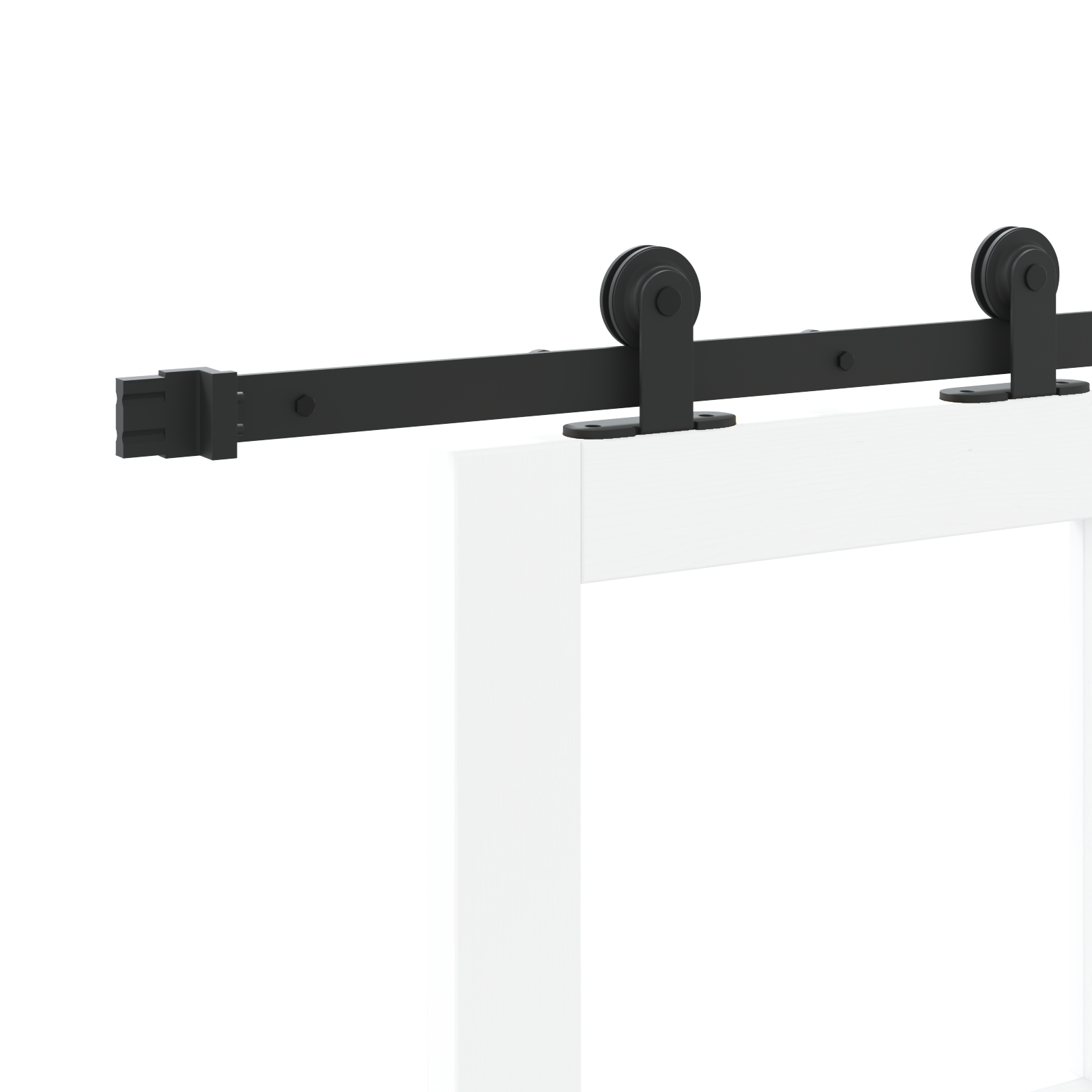 Sliding Door with Hardware Set "ORKDAL" White 78x232 cm - Image 10