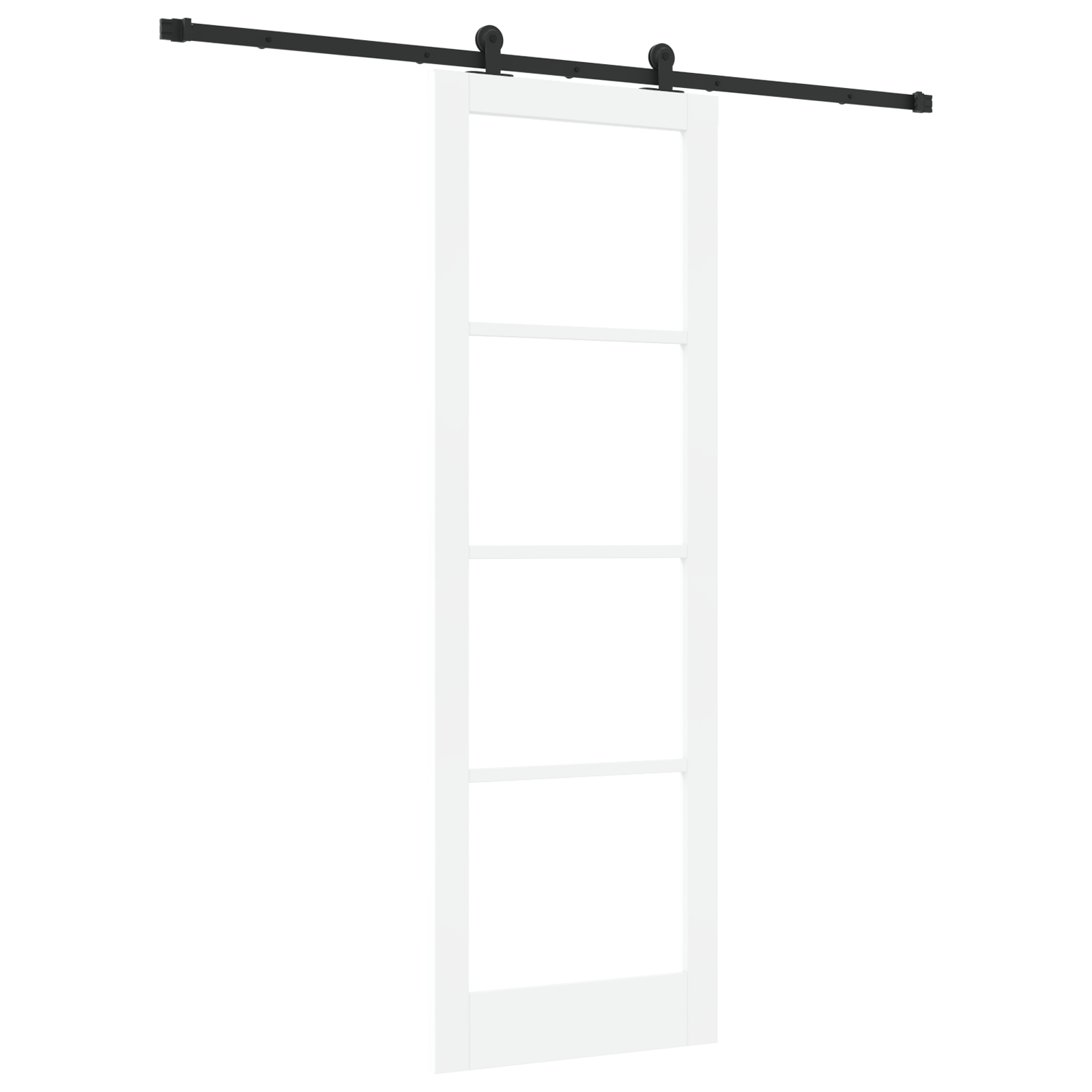 Sliding Door with Hardware Set "ORKDAL" White 78x232 cm - Image 2