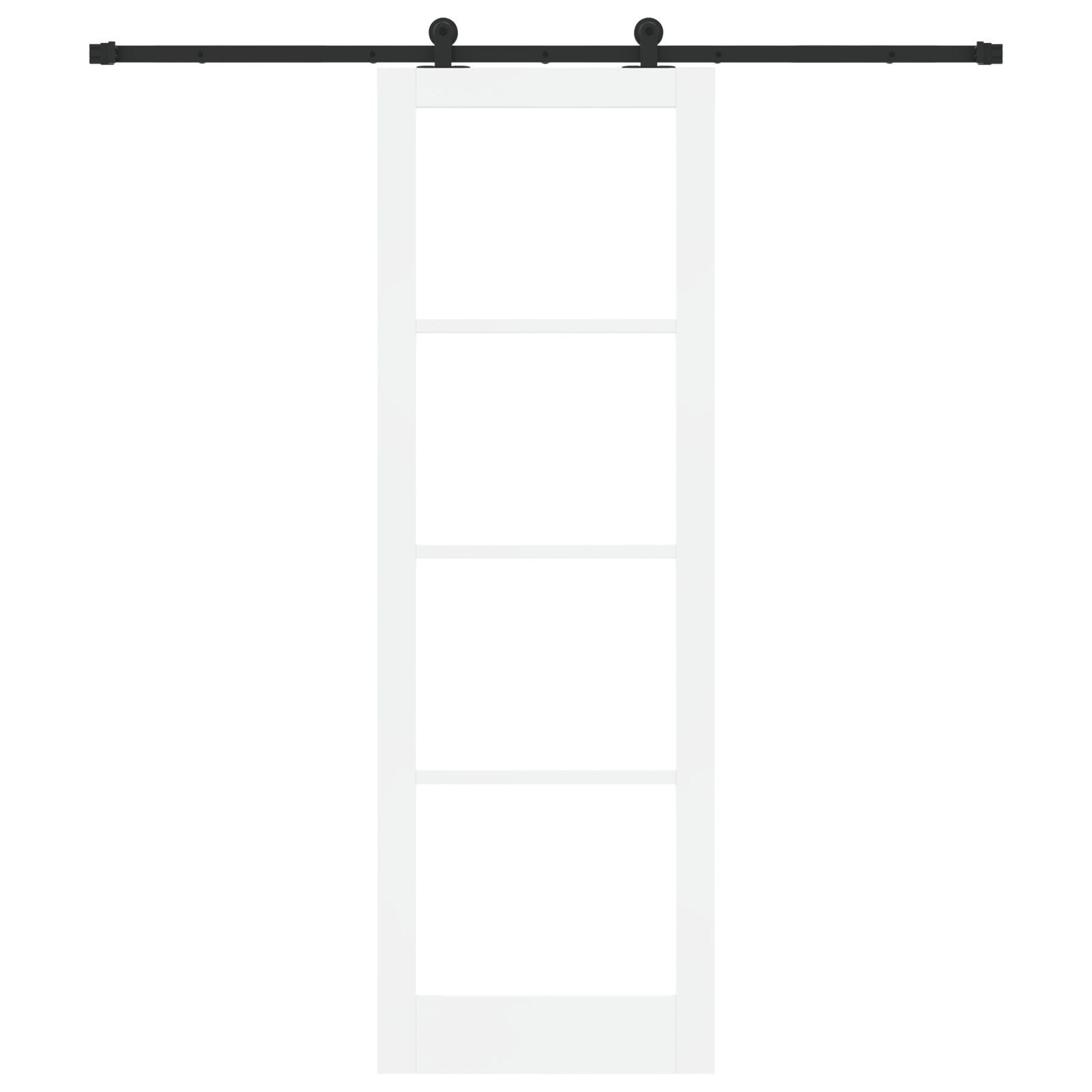 Sliding Door with Hardware Set "ORKDAL" White 78x232 cm - Image 4