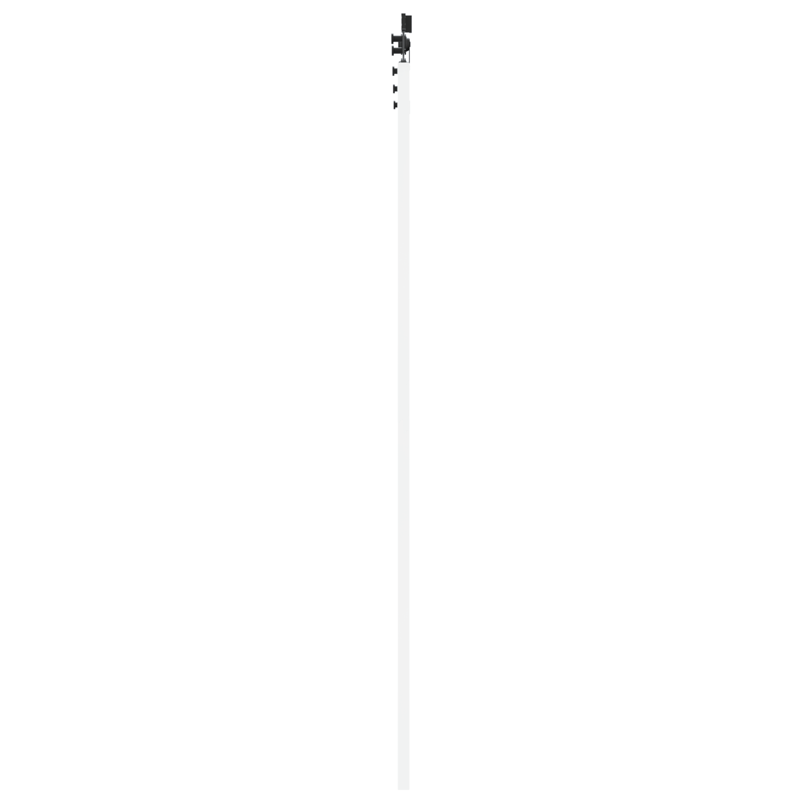 Sliding Door with Hardware Set "ORKDAL" White 78x232 cm - Image 5