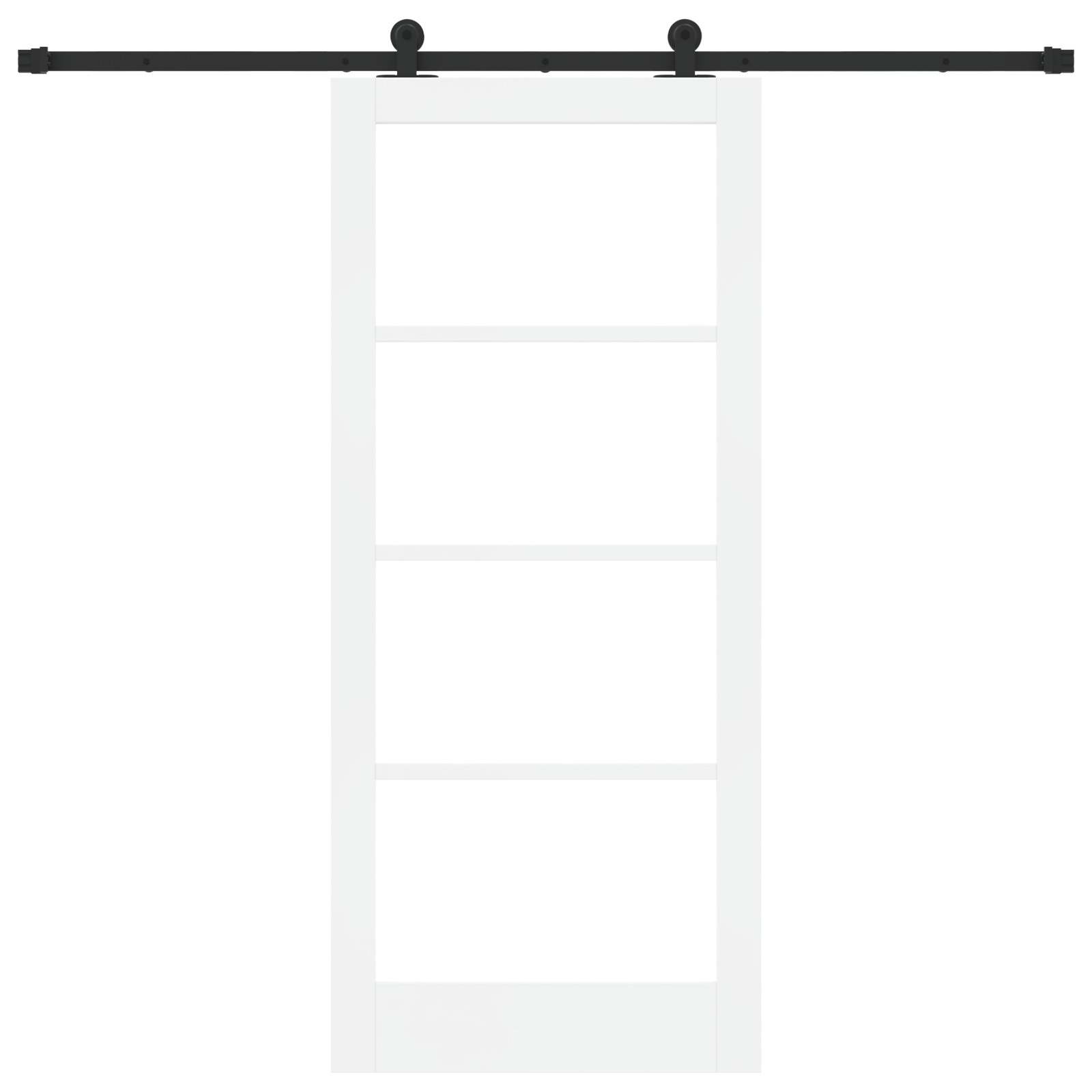 Sliding Door with Hardware Set 'ORKDAL'White 86x198.5 cm - Image 4