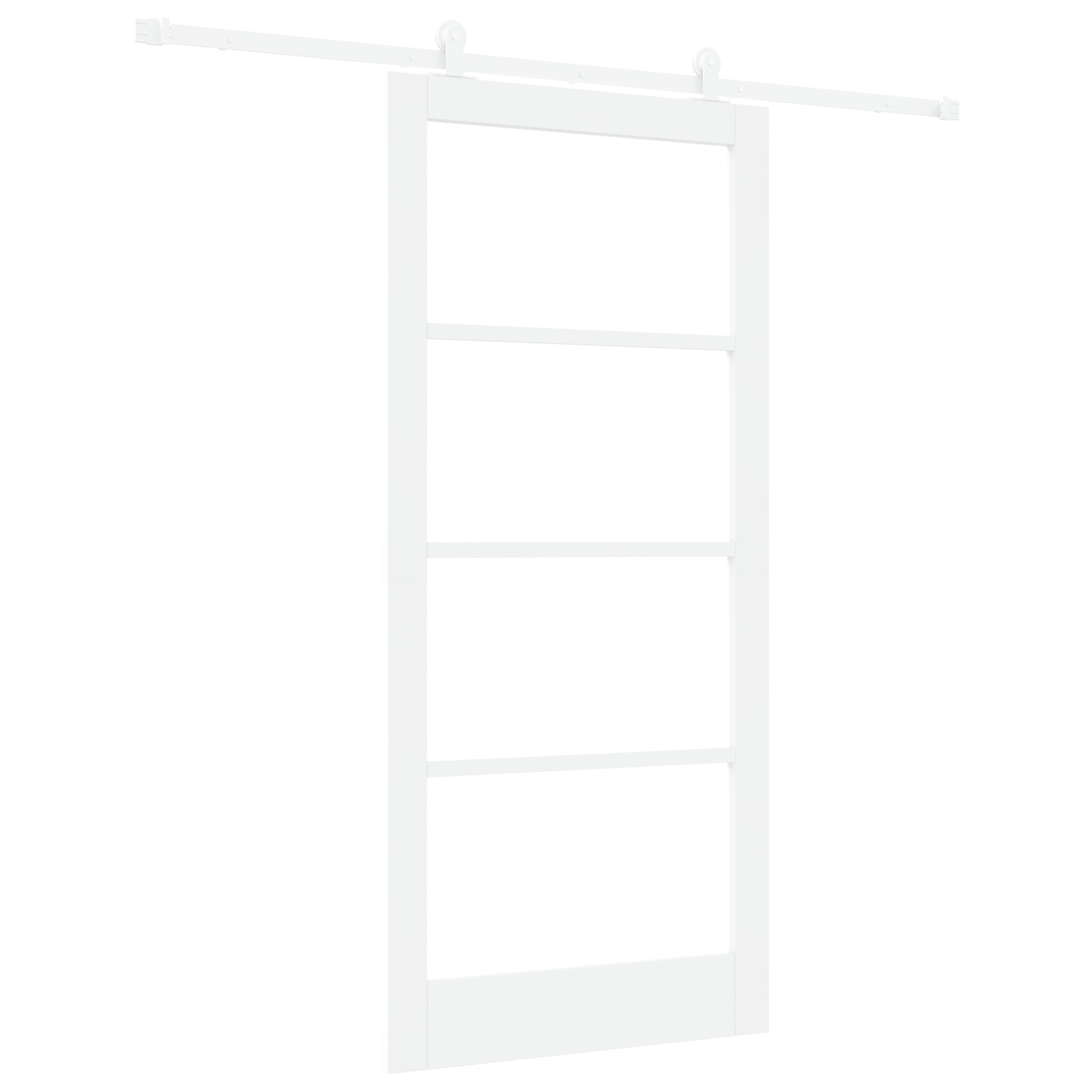 Sliding Door with Hardware Set "ORKDAL" White 93x202 cm - Image 2