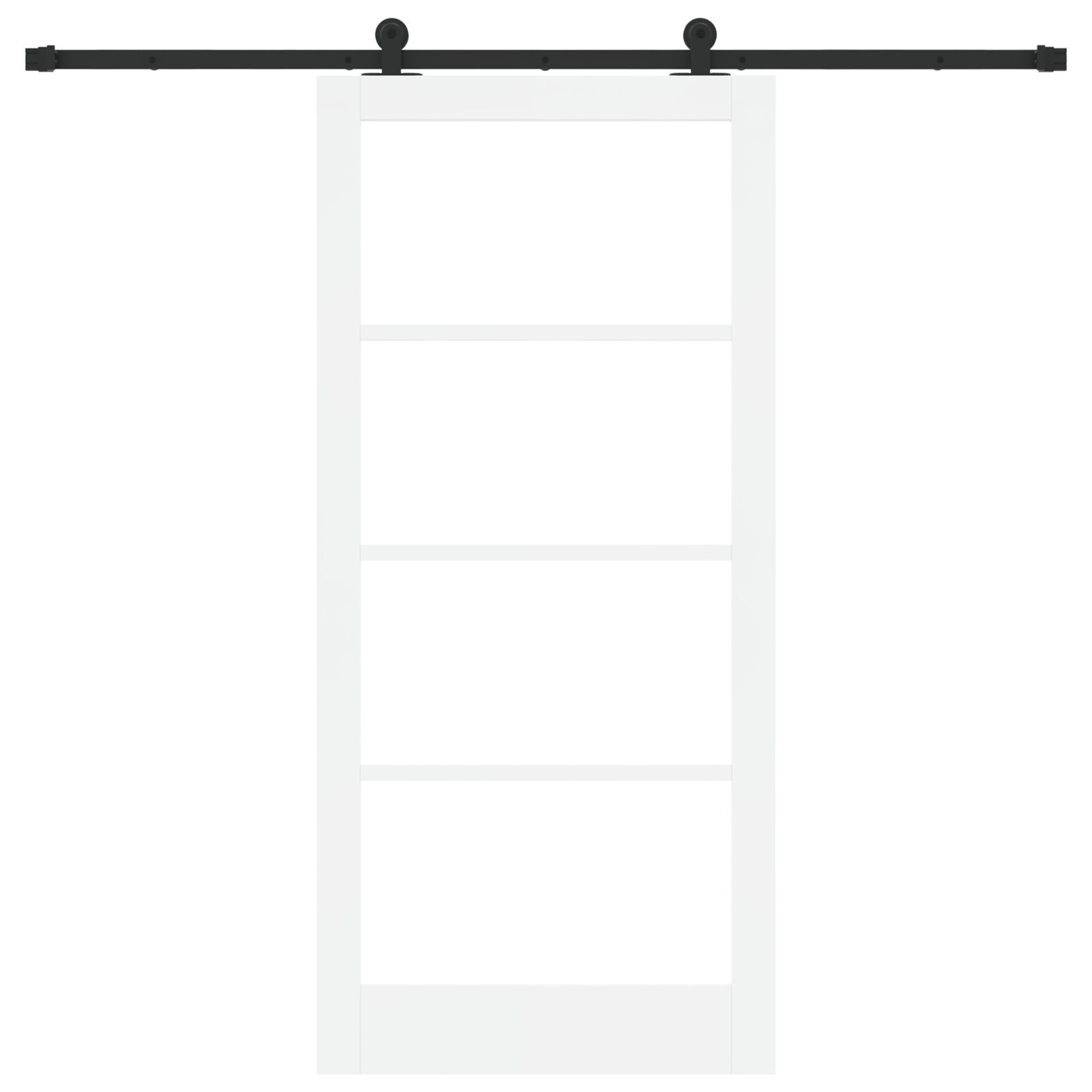 Sliding Door with Hardware Set "ORKDAL" White 93x202 cm - Image 4